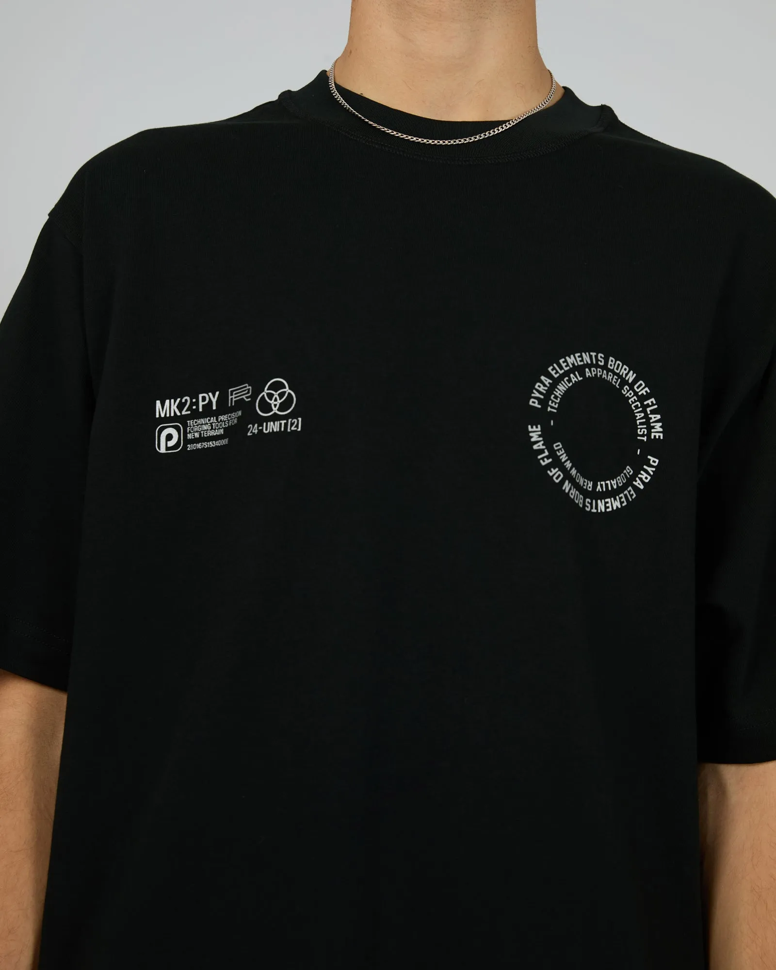 Global Spiral Tee Black sold by edge clothing product image thumbnail 5
