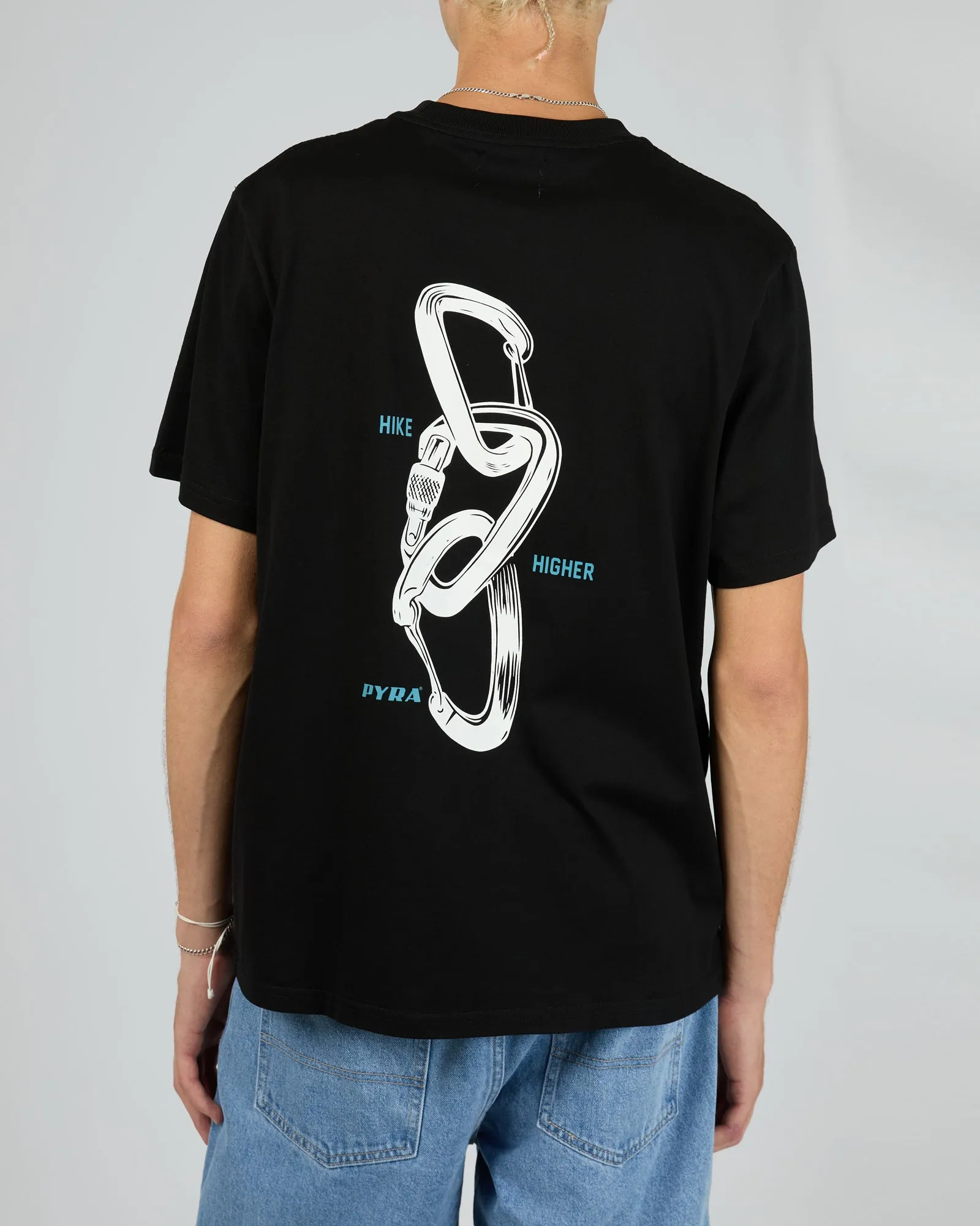 Carabiner Tee Black sold by edge clothing product image thumbnail 2