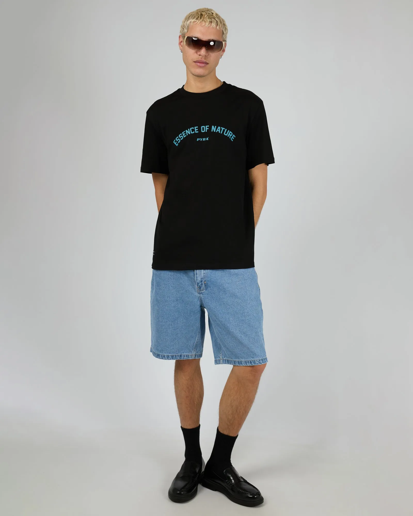 Carabiner Tee Black sold by edge clothing