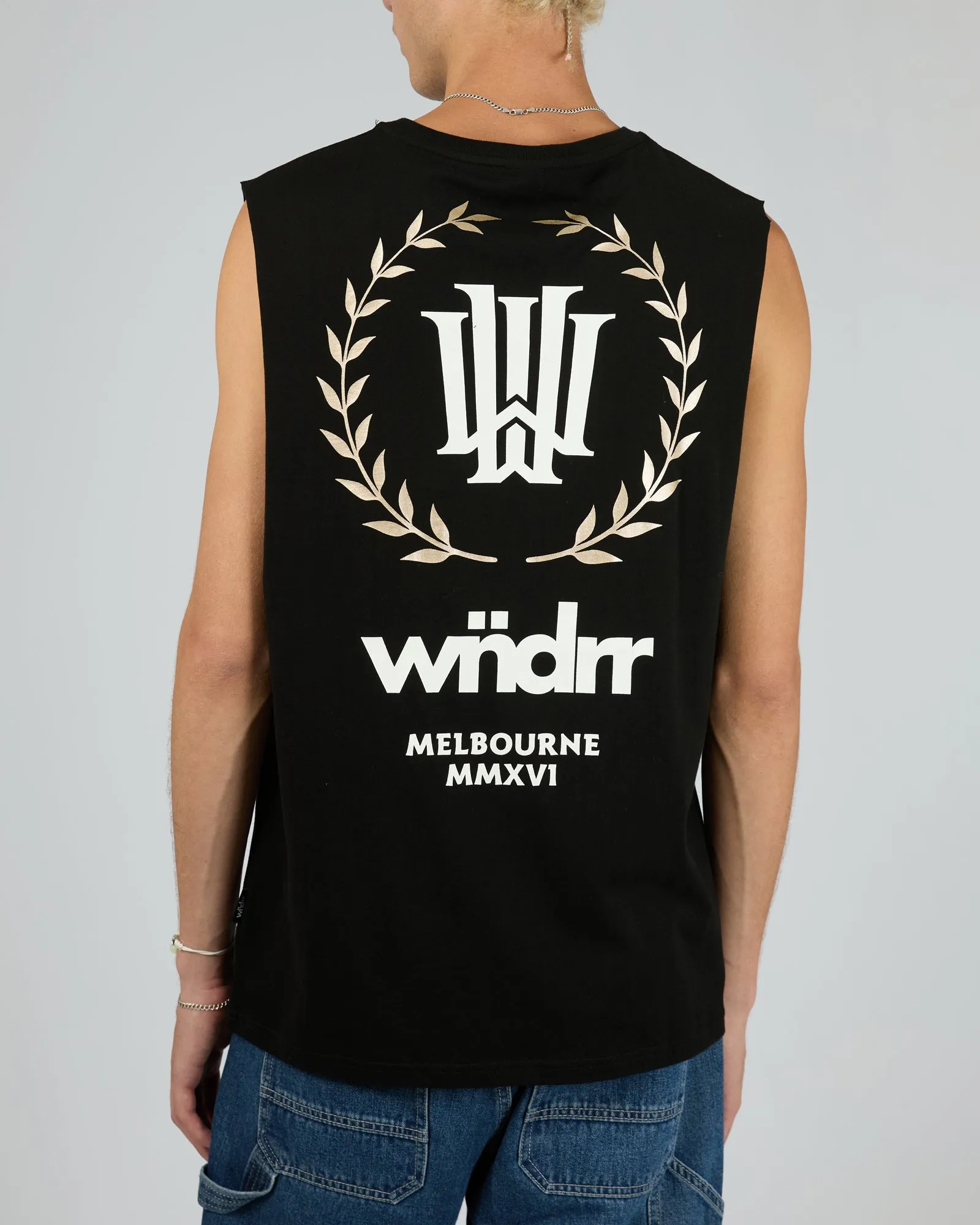 Emperor Muscle Top Black sold by edge clothing product image thumbnail 2