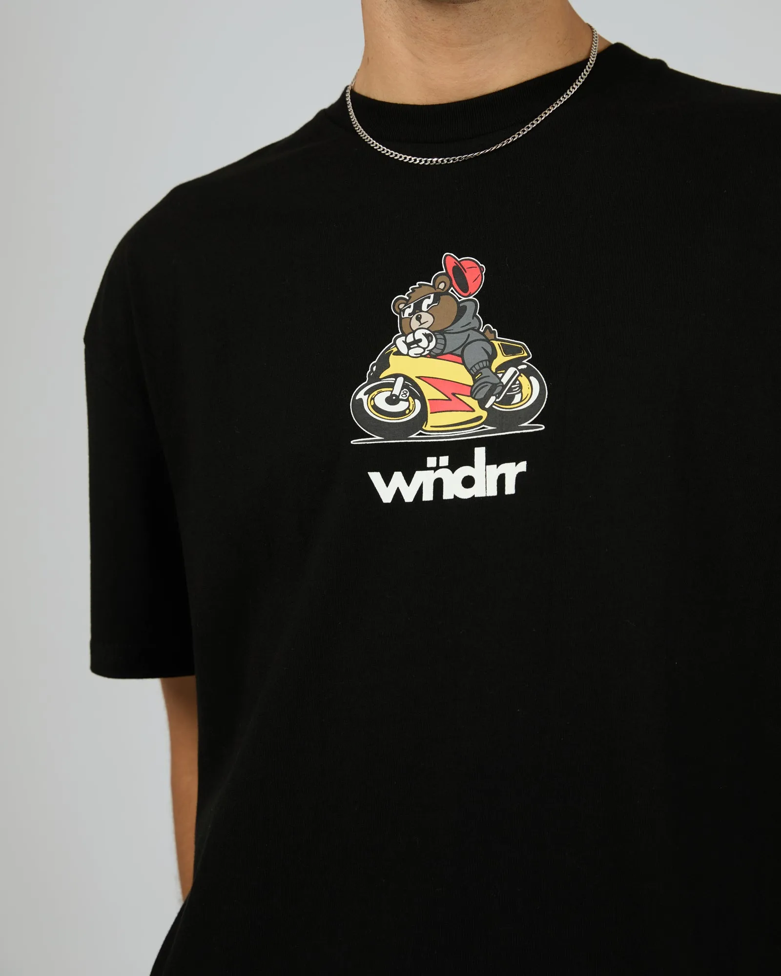 Biker Box Fit Tee Black sold by edge clothing product image thumbnail 5