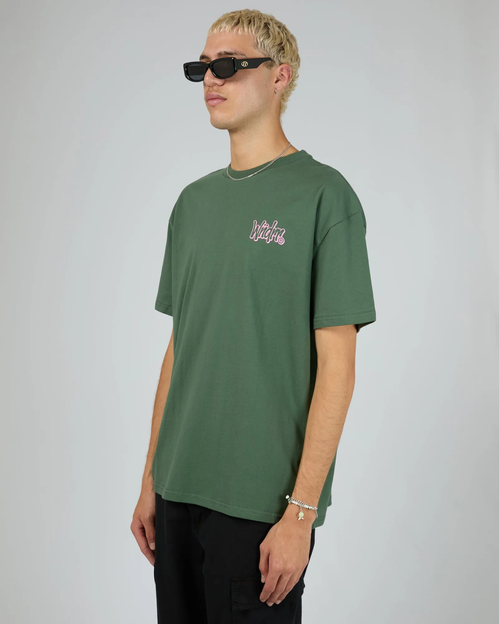 Starter Box Fit Tee Dark Green sold by edge clothing product image thumbnail 4