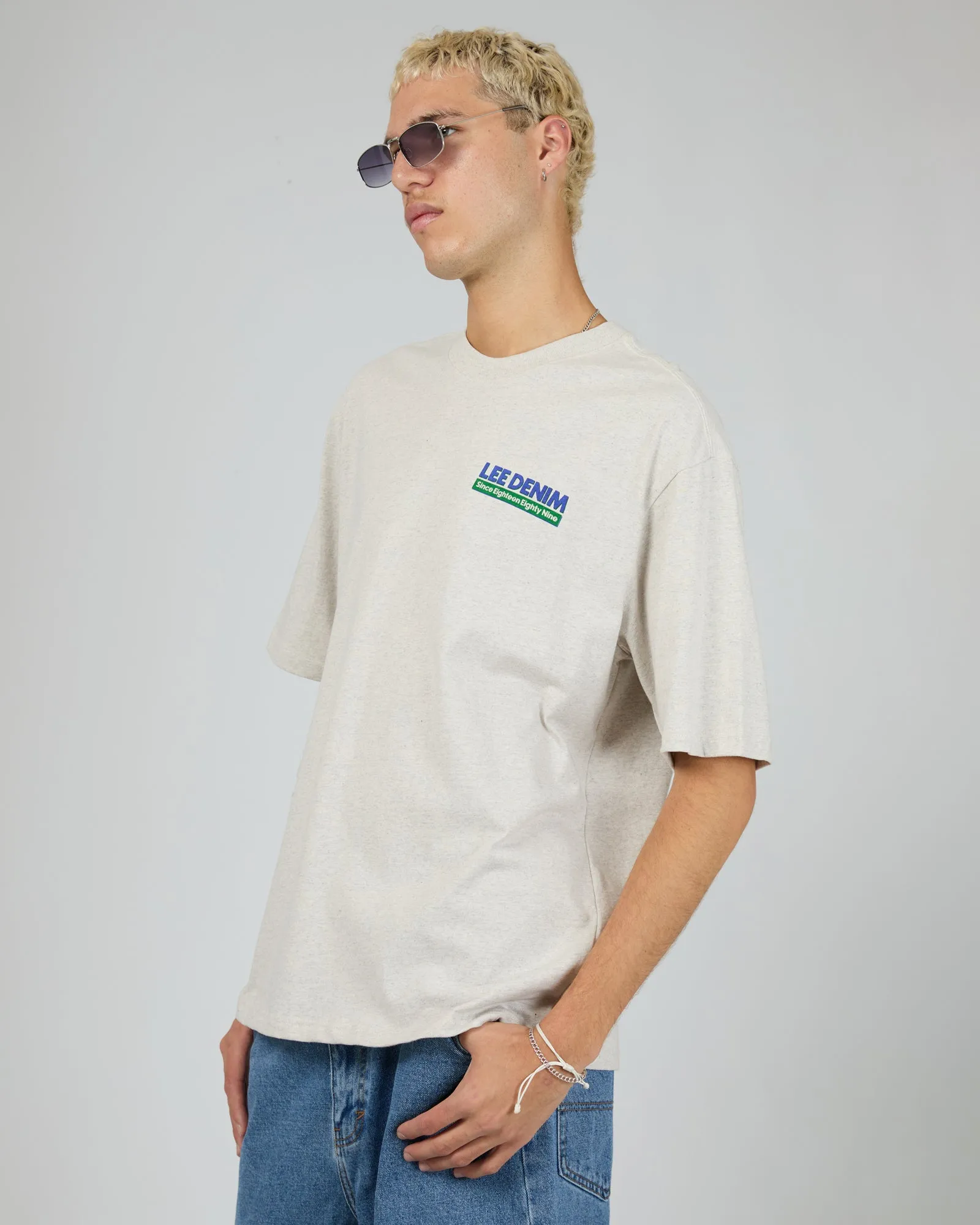 Trade Baggy Tee Grey Marle sold by edge clothing product image thumbnail 4
