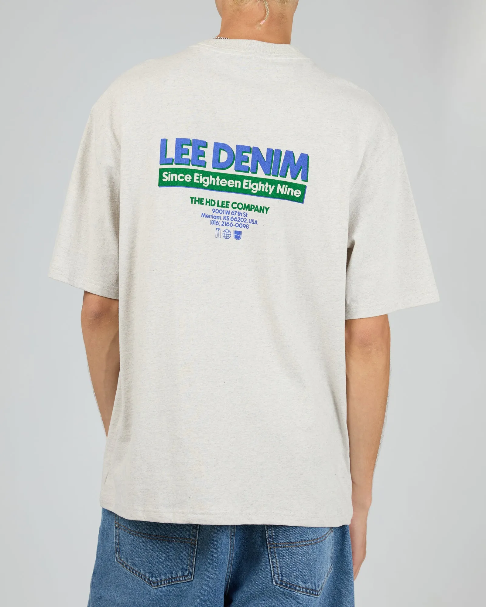 Trade Baggy Tee Grey Marle sold by edge clothing product image thumbnail 2