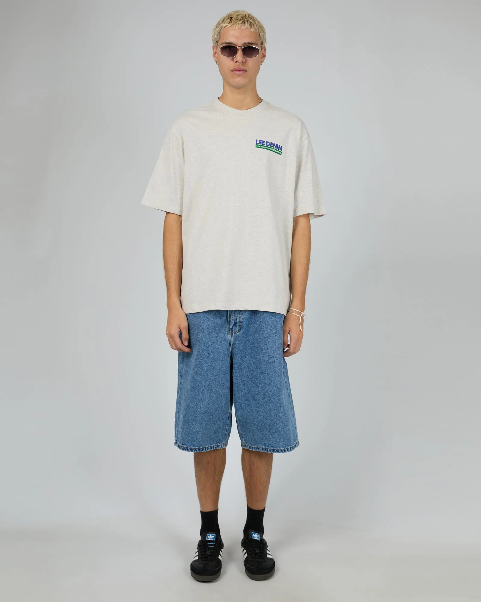 Trade Baggy Tee Grey Marle sold by edge clothing