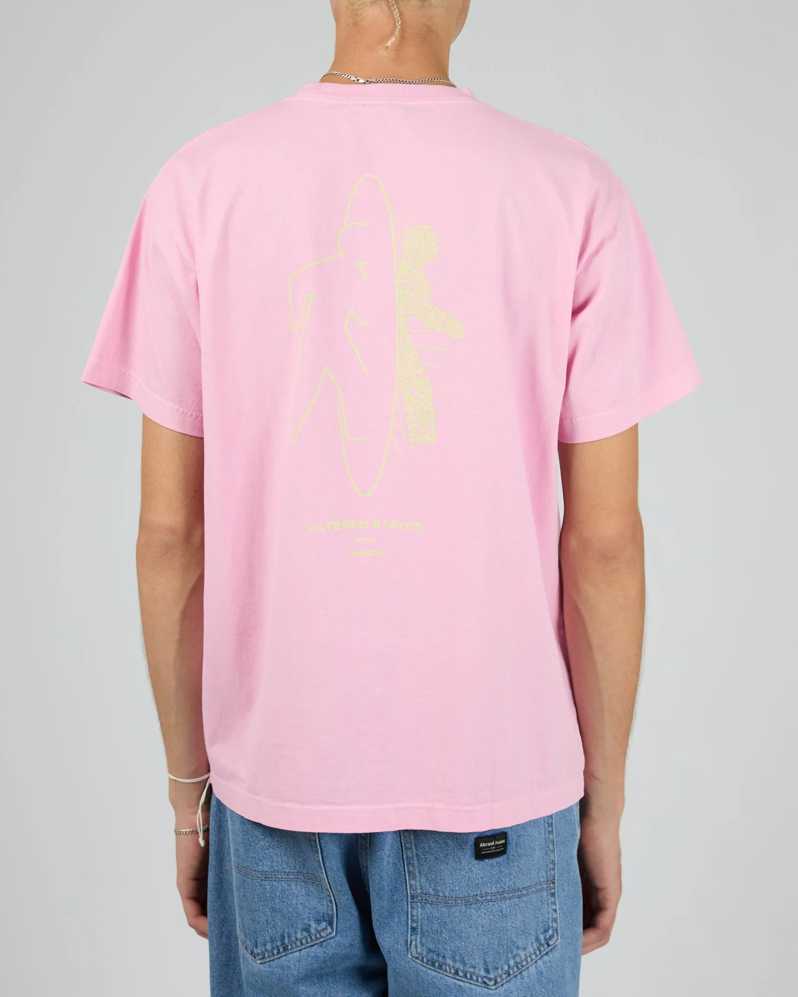 Altered Heavy Weight Boxy Fit Tee Vintage Pink sold by edge clothing product image thumbnail 2