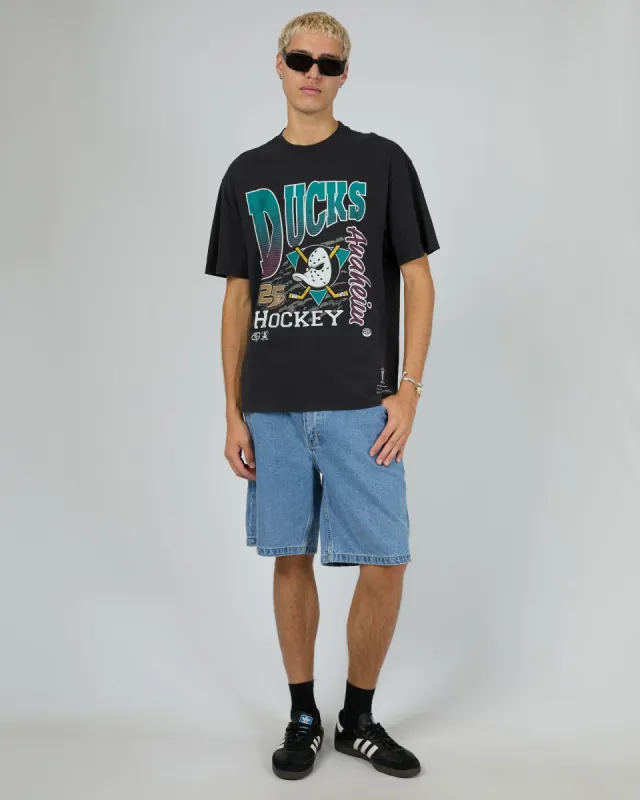 Basket Tee Ducks Black made by Mitchell & Ness