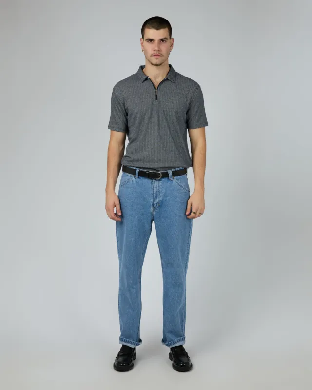 Smiths Polo Navy made by edge clothing