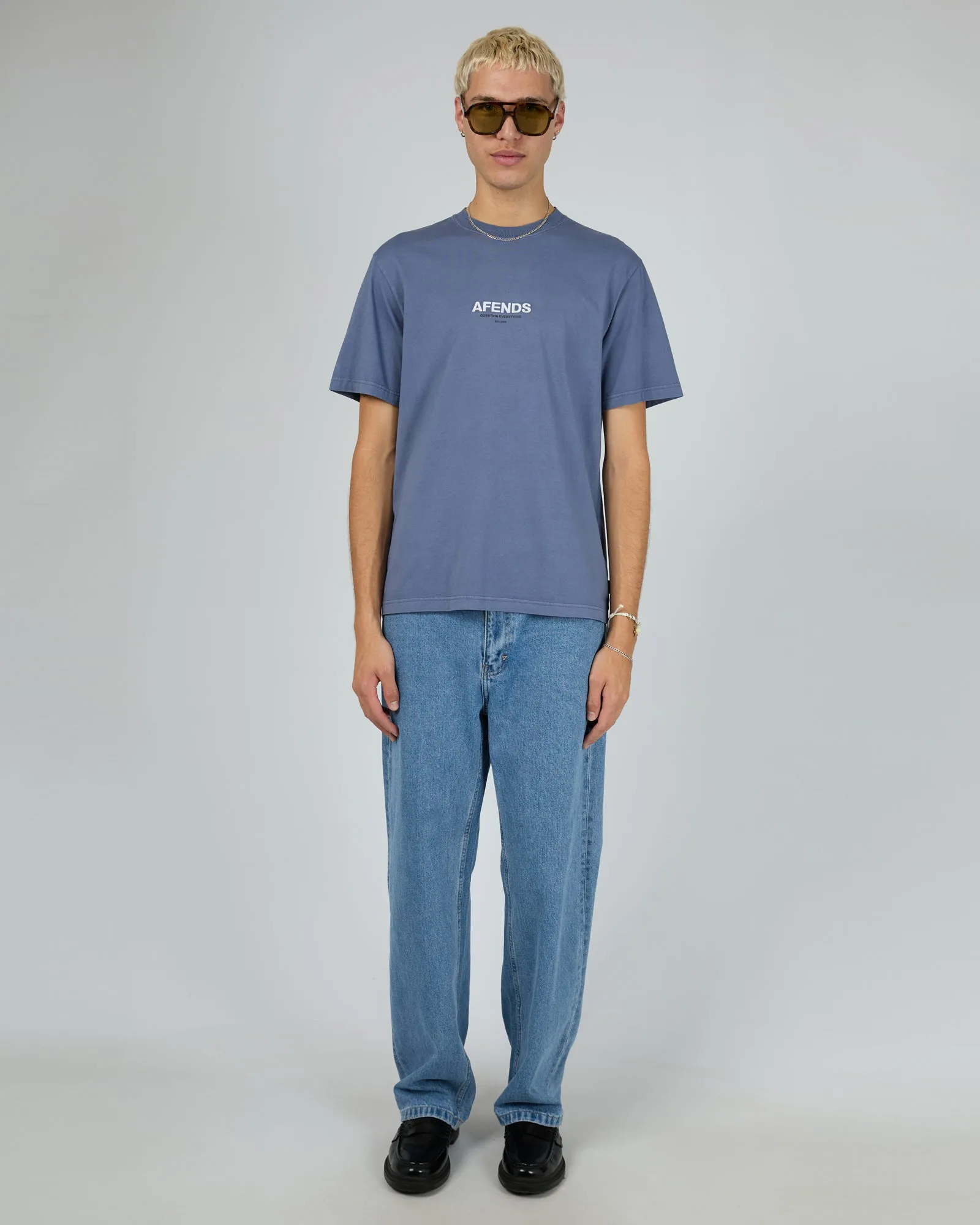 Vinyl Recycled Retro Fit Tee Marlin sold by edge clothing