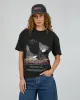 Club Tour Eagle Tee Vintage Black sold by edge clothing