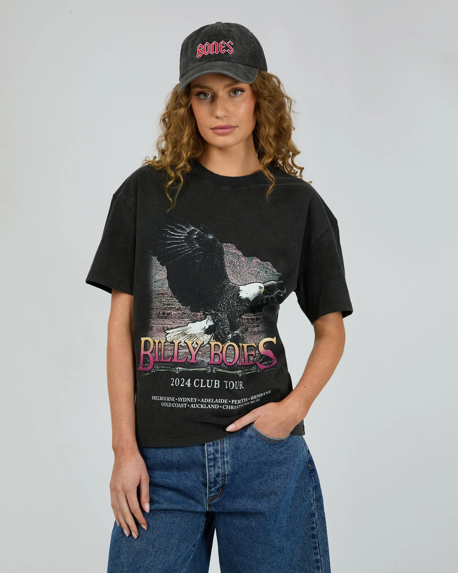 Club Tour Eagle Tee Vintage Black sold by edge clothing product image thumbnail 2