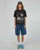 Club Tour Eagle Tee Vintage Black sold by edge clothing