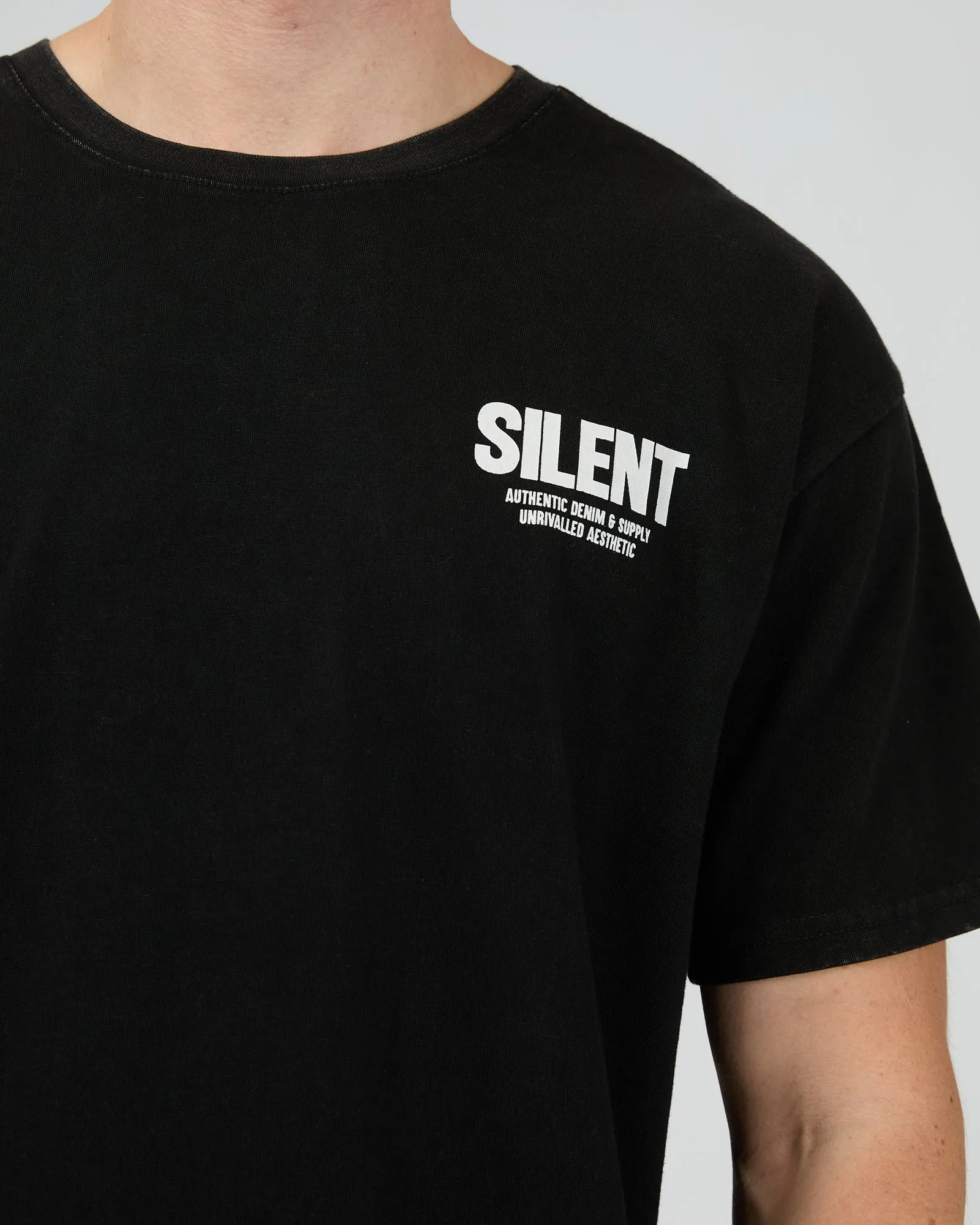 Reverse Tee Washed Black sold by edge clothing product image thumbnail 5