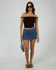 99 Skirt Bella Mid Blue sold by edge clothing
