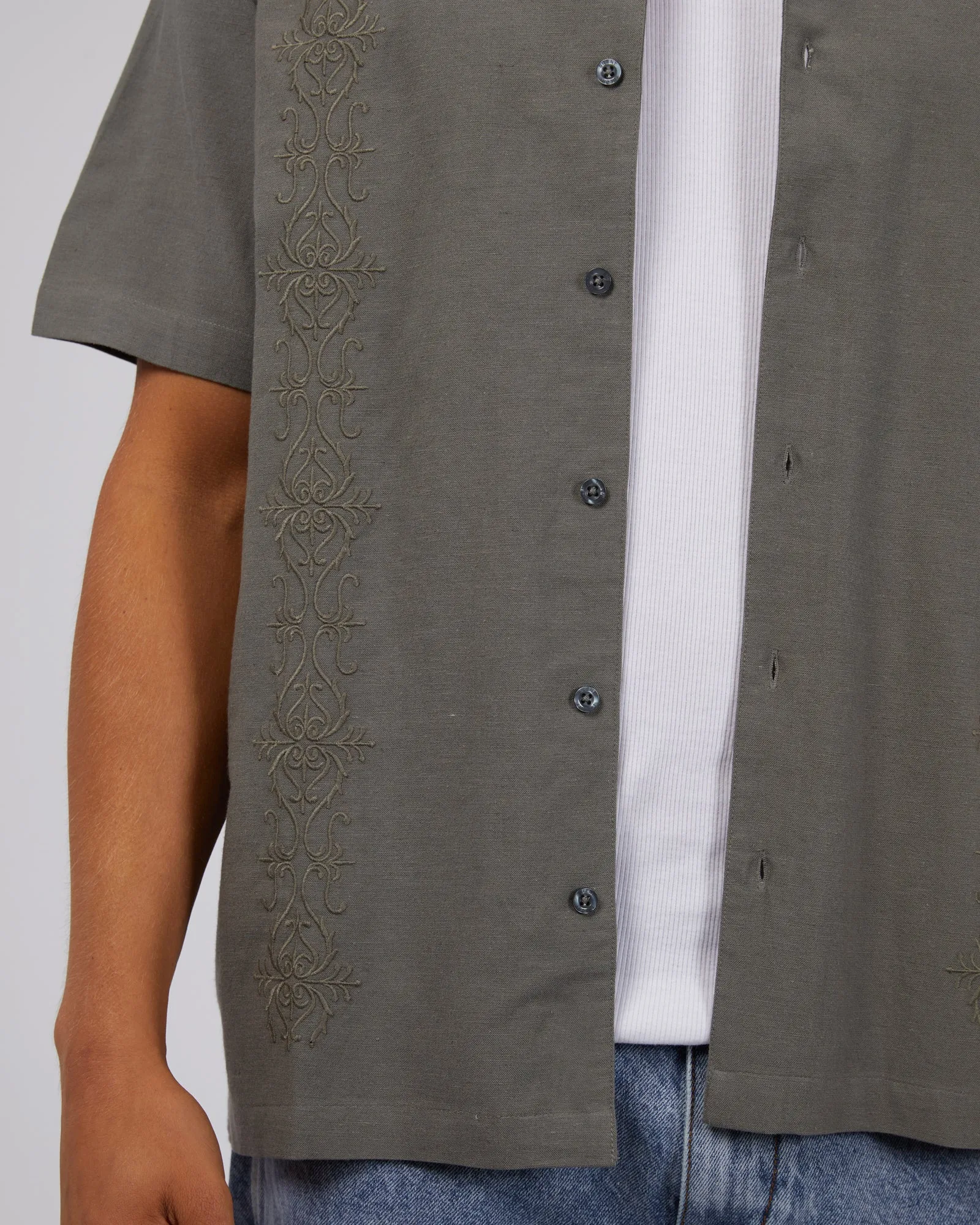 Lucca Shirt Khaki sold by edge clothing product image thumbnail 5