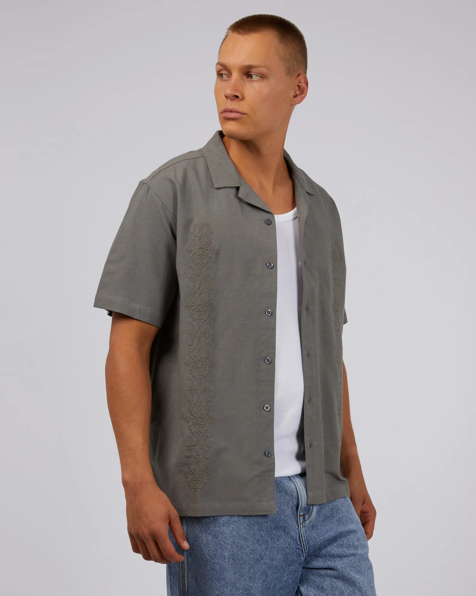 Lucca Shirt Khaki sold by edge clothing product image thumbnail 4