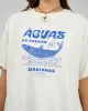 Marina Oversized Tee Vintage White sold by edge clothing
