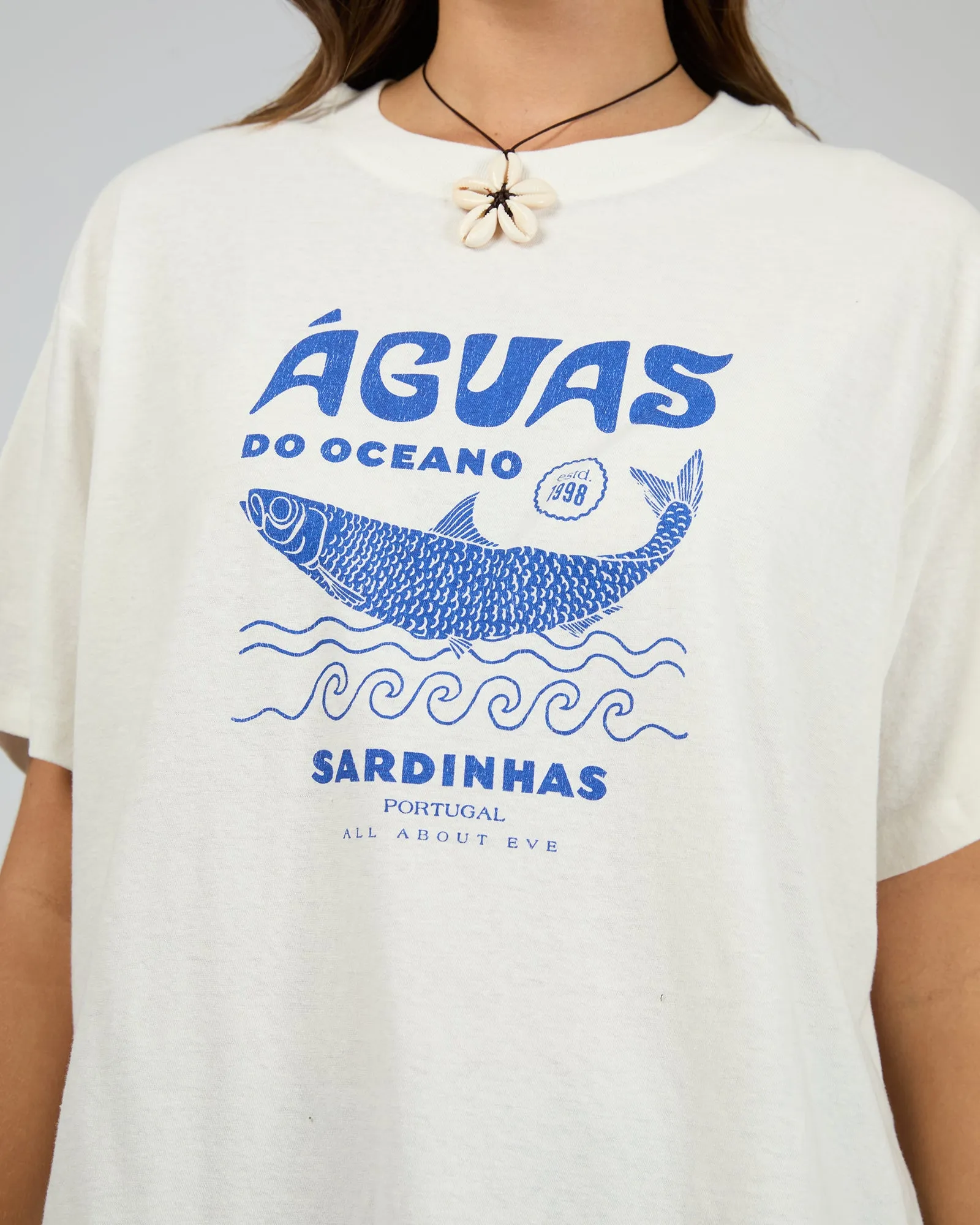 Marina Oversized Tee Vintage White sold by edge clothing product image thumbnail 5