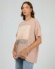 Horizon Oversized Tee Fawn sold by edge clothing