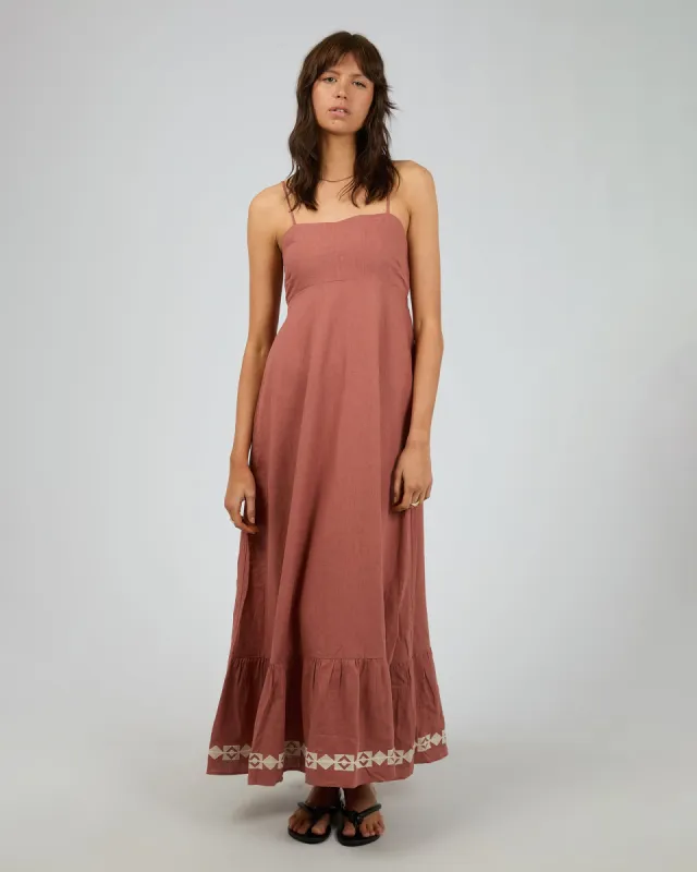 Capri Maxi Dress Clay sold by edge clothing
