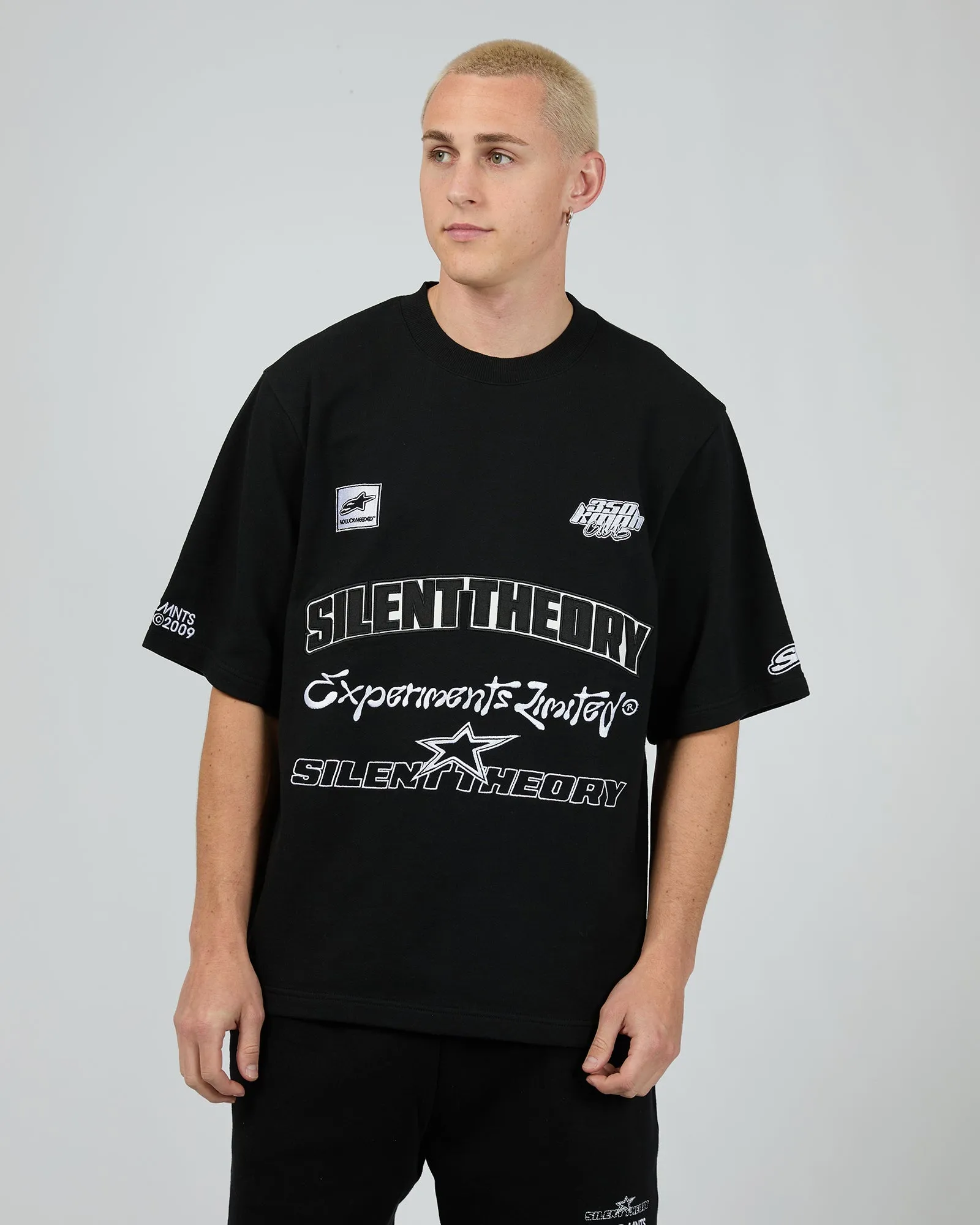 350 Club Tee Black sold by edge clothing