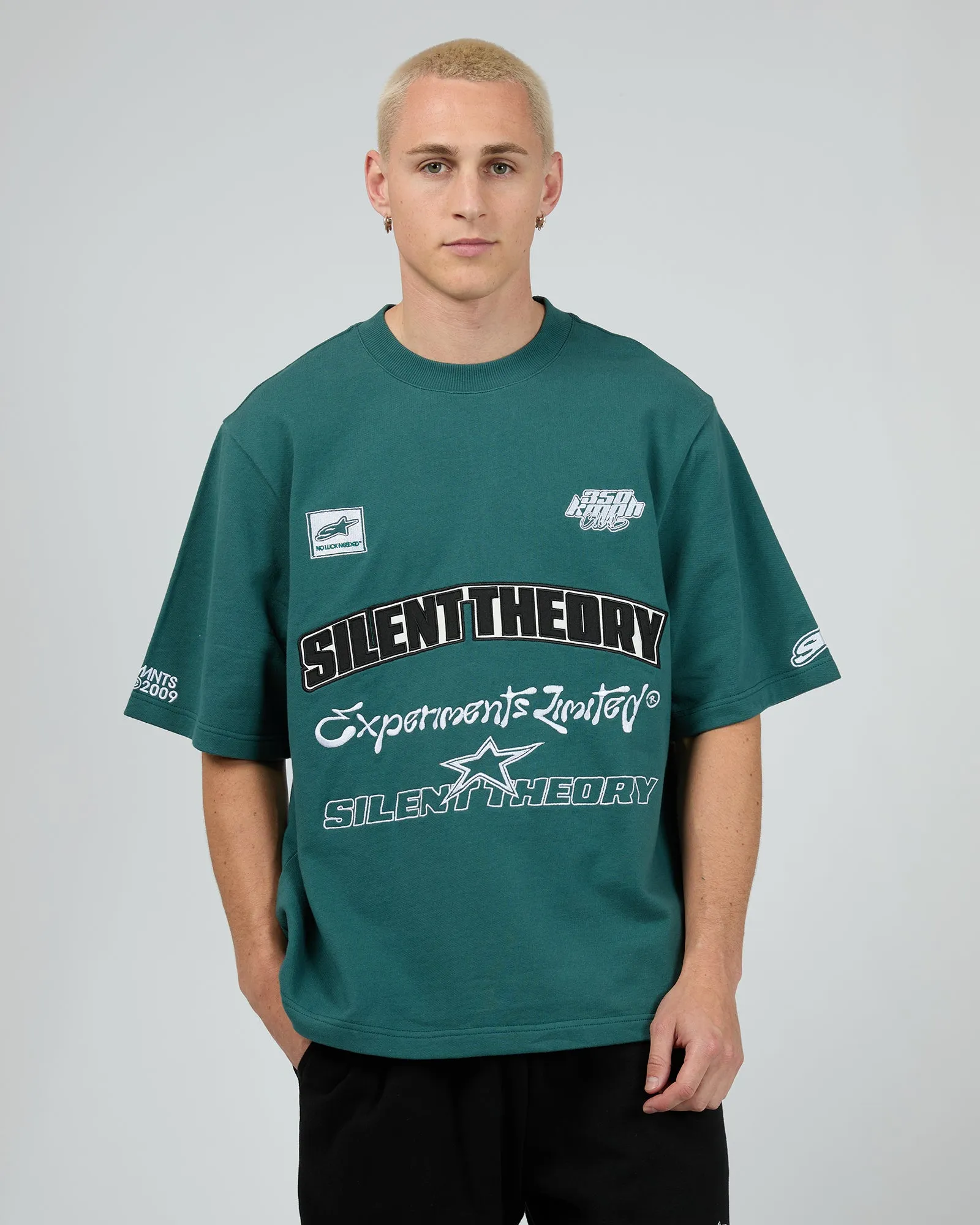 350 Club Tee Pine sold by edge clothing