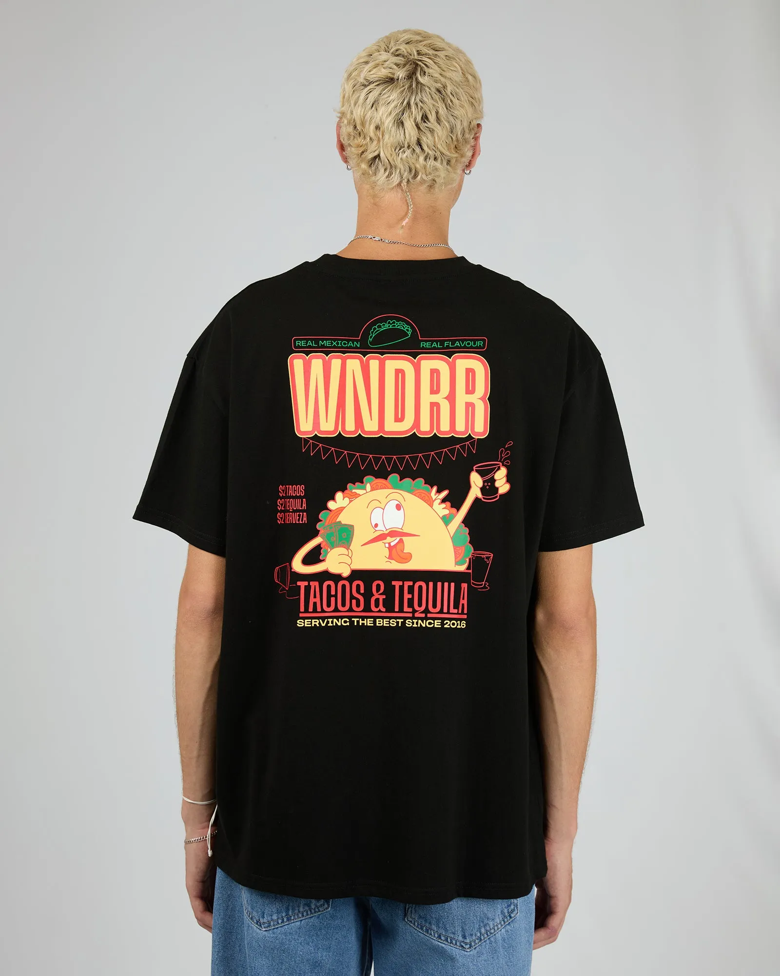 Taco Box Fit Tee Black sold by edge clothing product image thumbnail 2