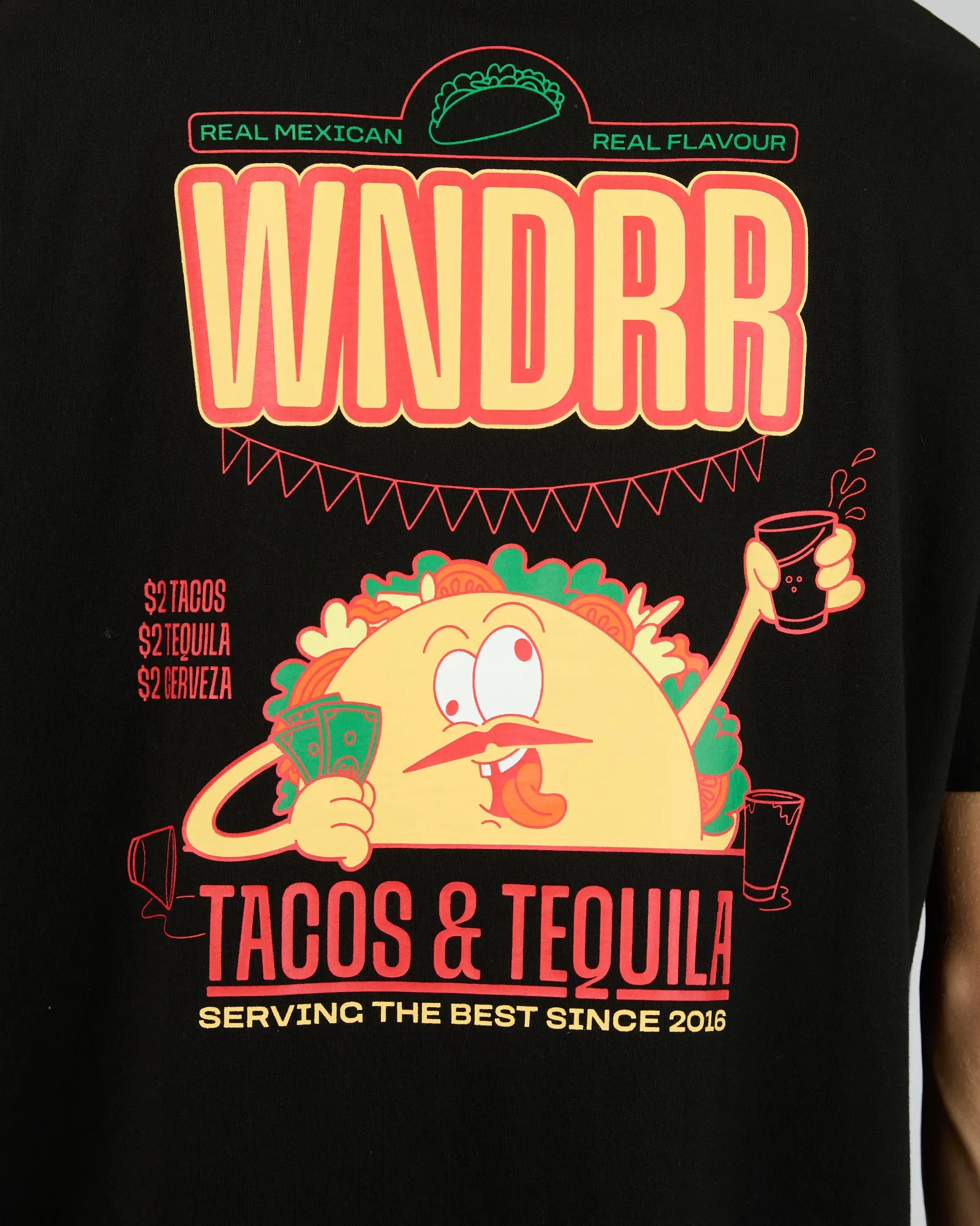 Taco Box Fit Tee Black sold by edge clothing product image thumbnail 5