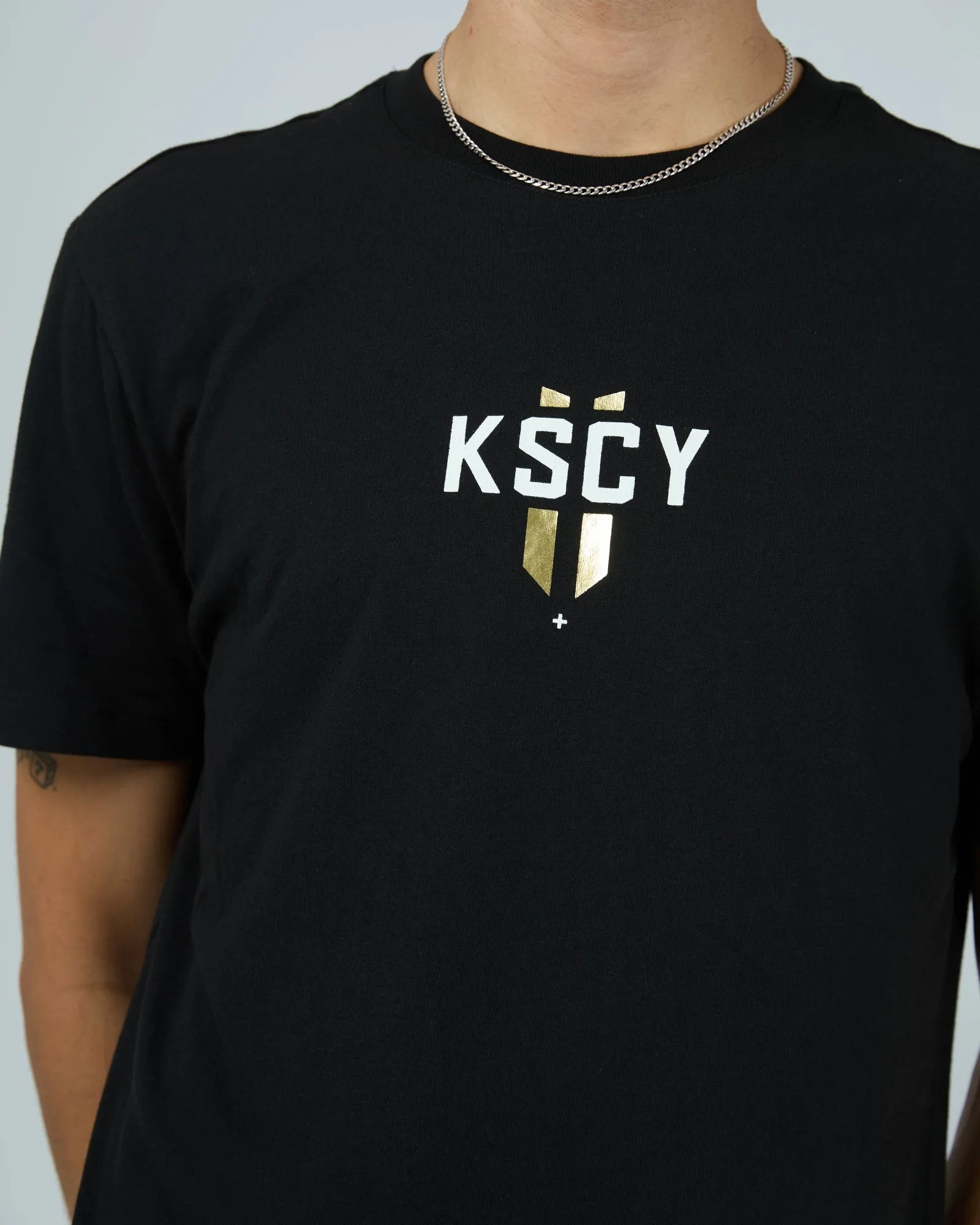 Imperium Dual Curved Tee Black sold by edge clothing product image thumbnail 5