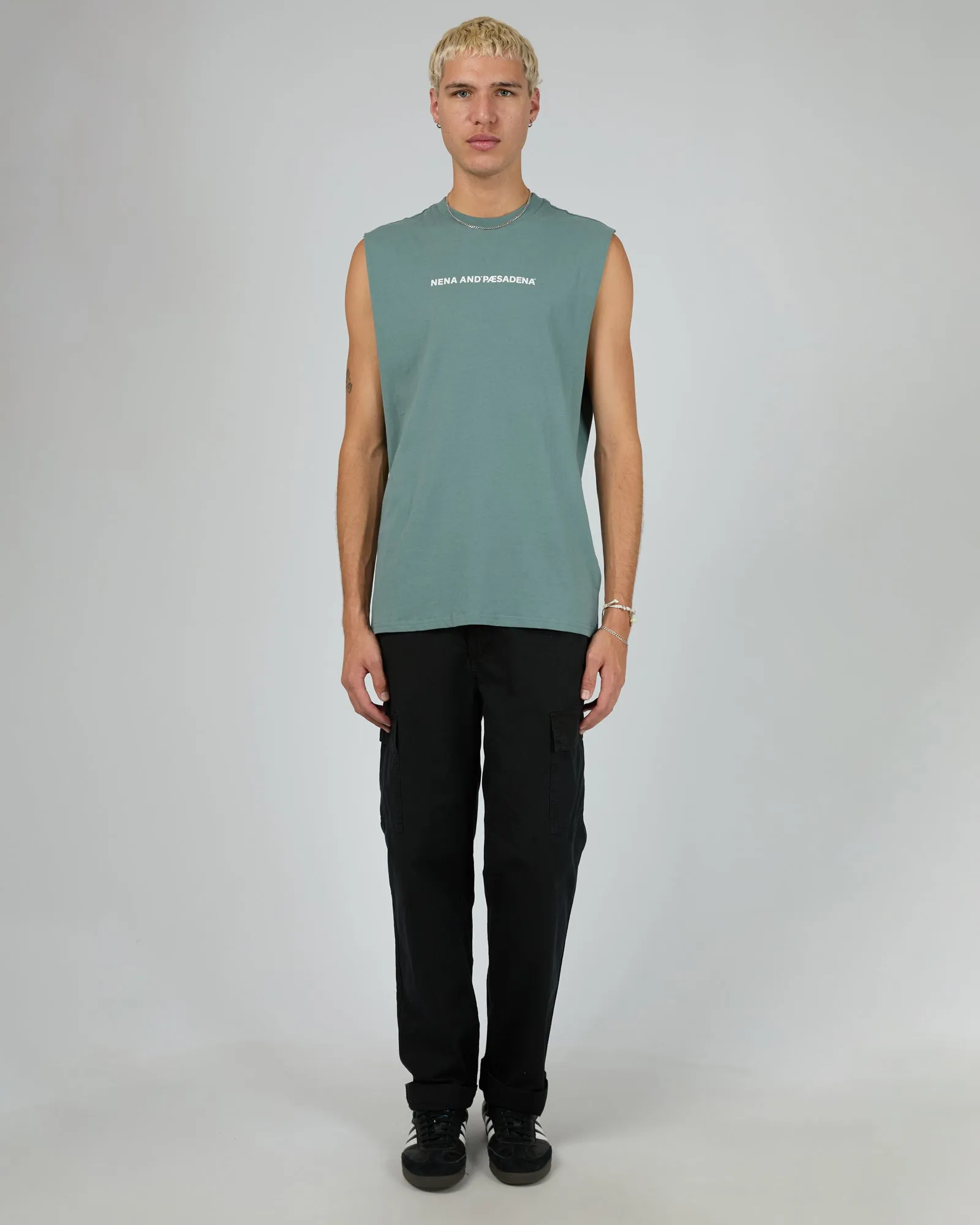 Back Rank Relaxed Muscle Trooper sold by edge clothing