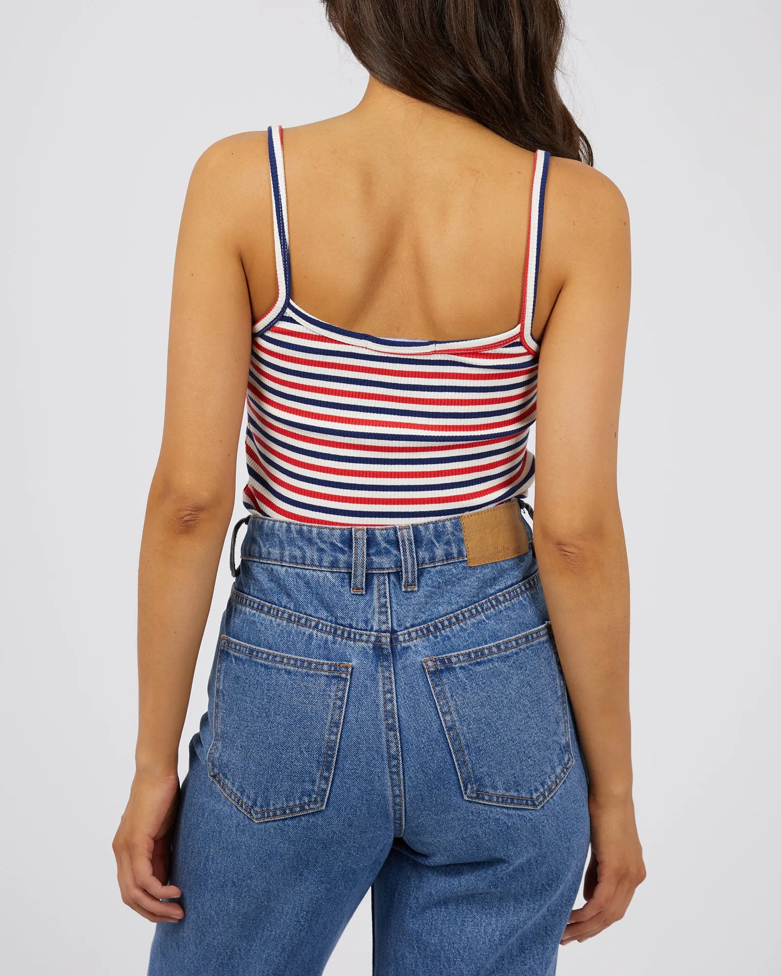 Eve Rib Stripe Cami Navy sold by edge clothing product image thumbnail 3