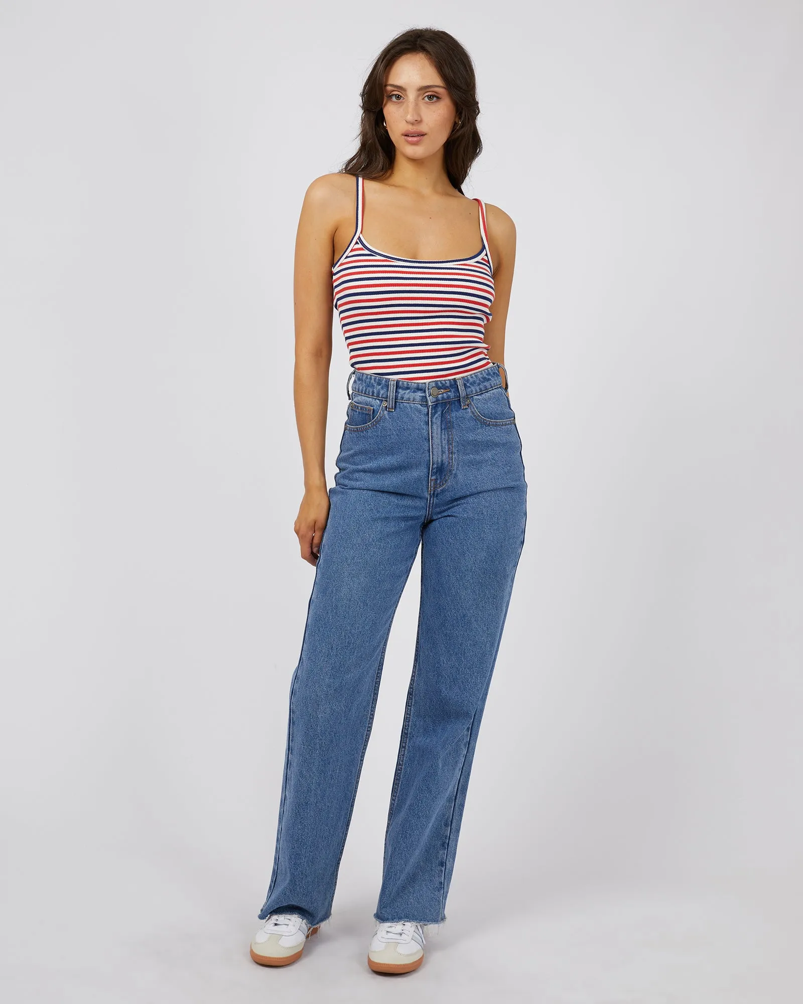 Eve Rib Stripe Cami Navy sold by edge clothing product image thumbnail 2