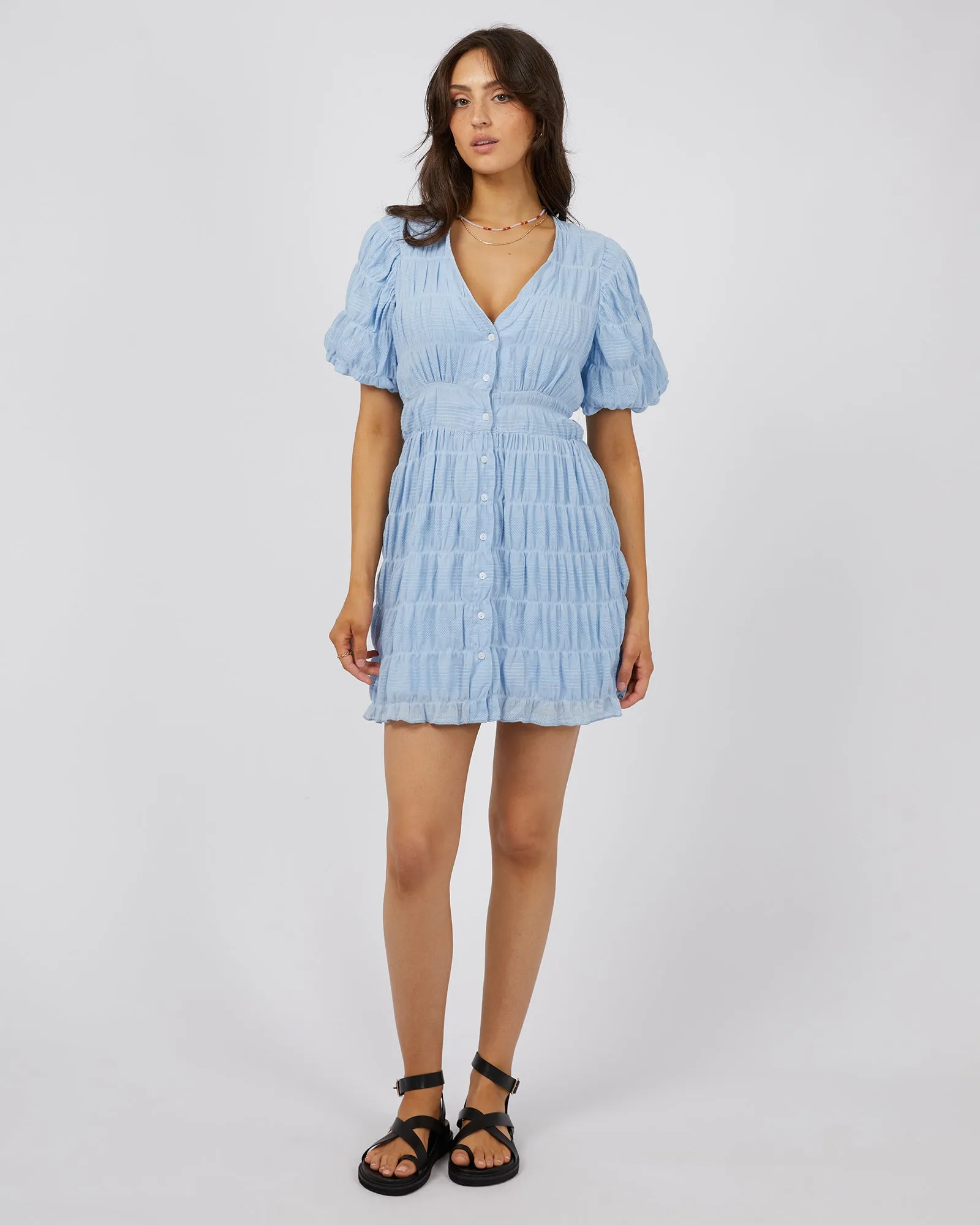 Maude Mini Dress Ocean Blue sold by edge clothing product image thumbnail 2