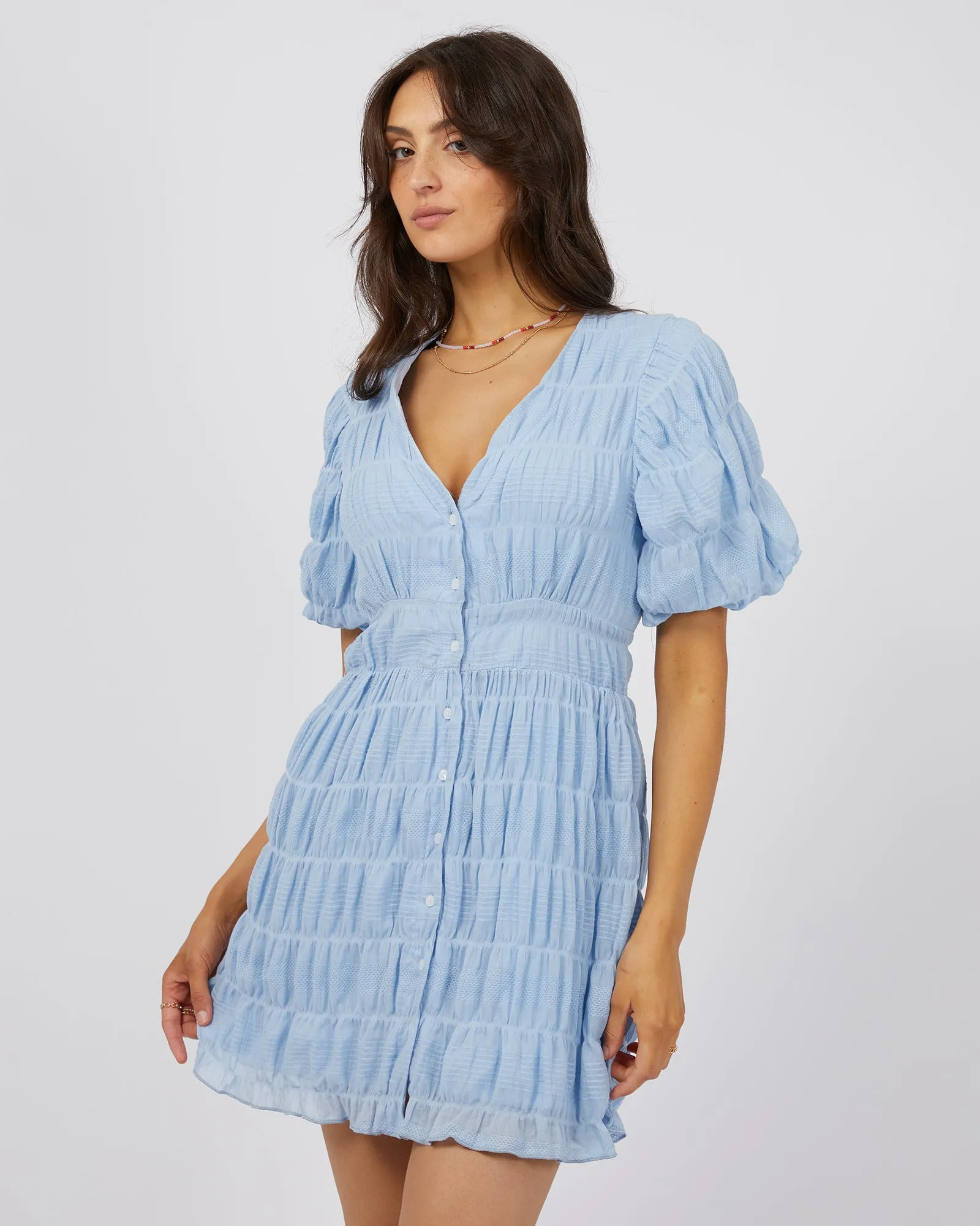 Maude Mini Dress Ocean Blue sold by edge clothing product image thumbnail 4