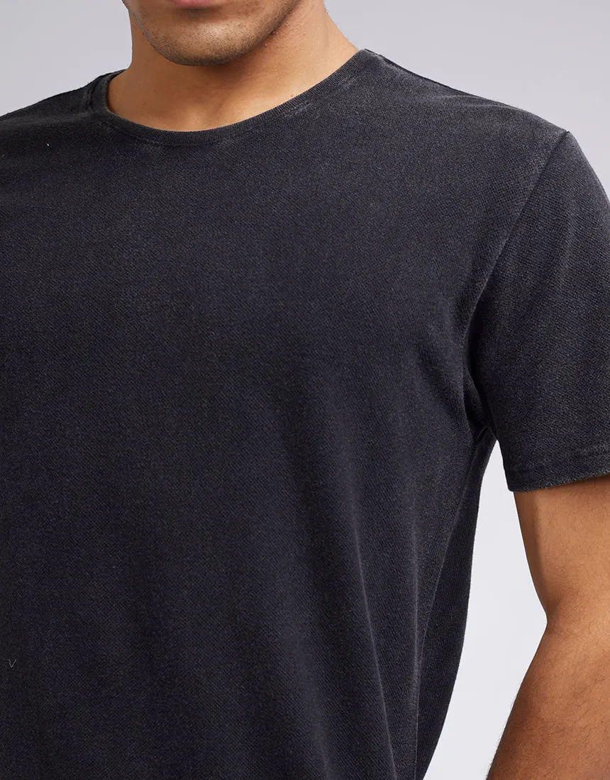 Pique Tee 3 Pack Grey, Burgundy & Black sold by edge clothing product image thumbnail 5