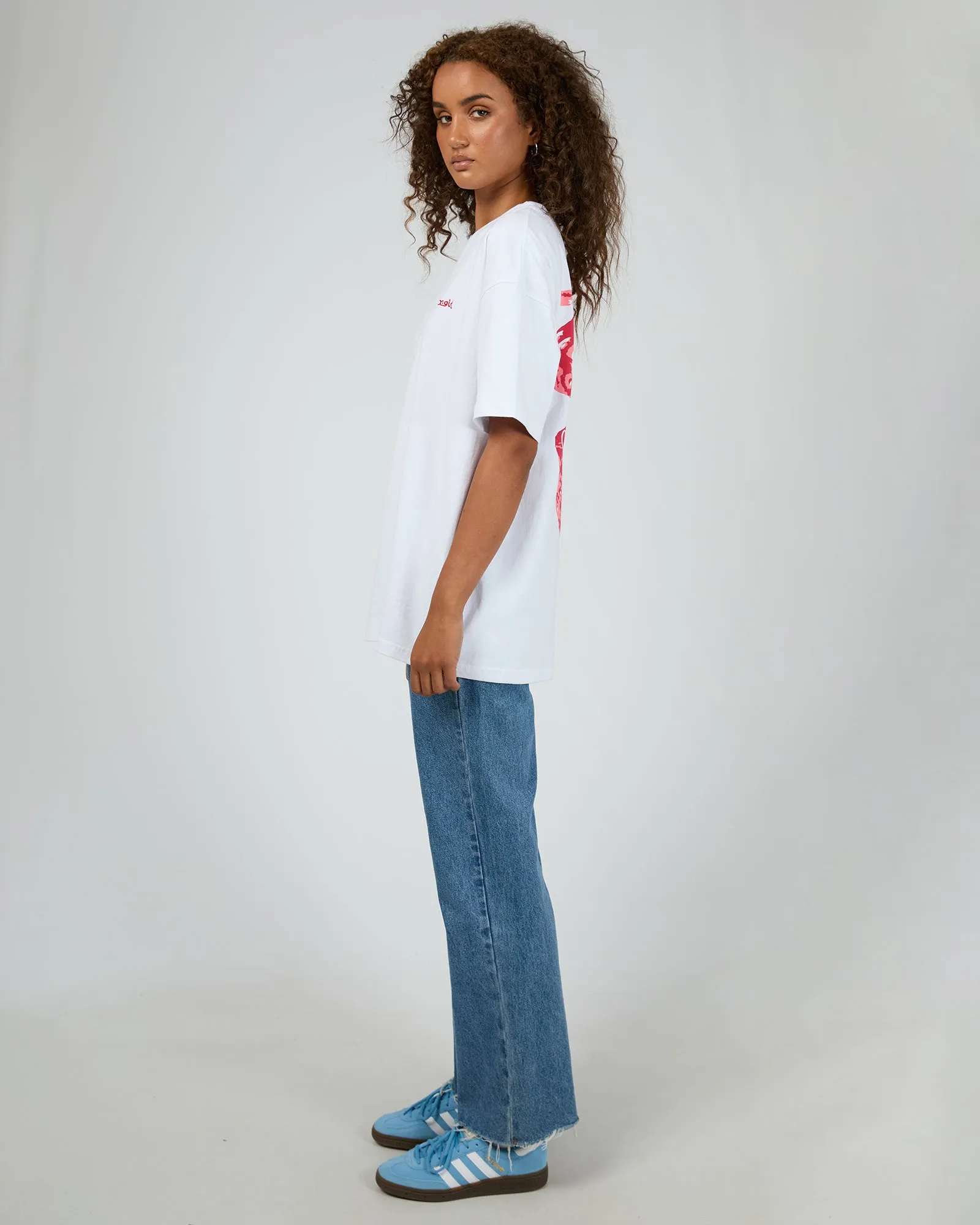 Strawberry Relaxed Tee White sold by edge clothing product image thumbnail 5