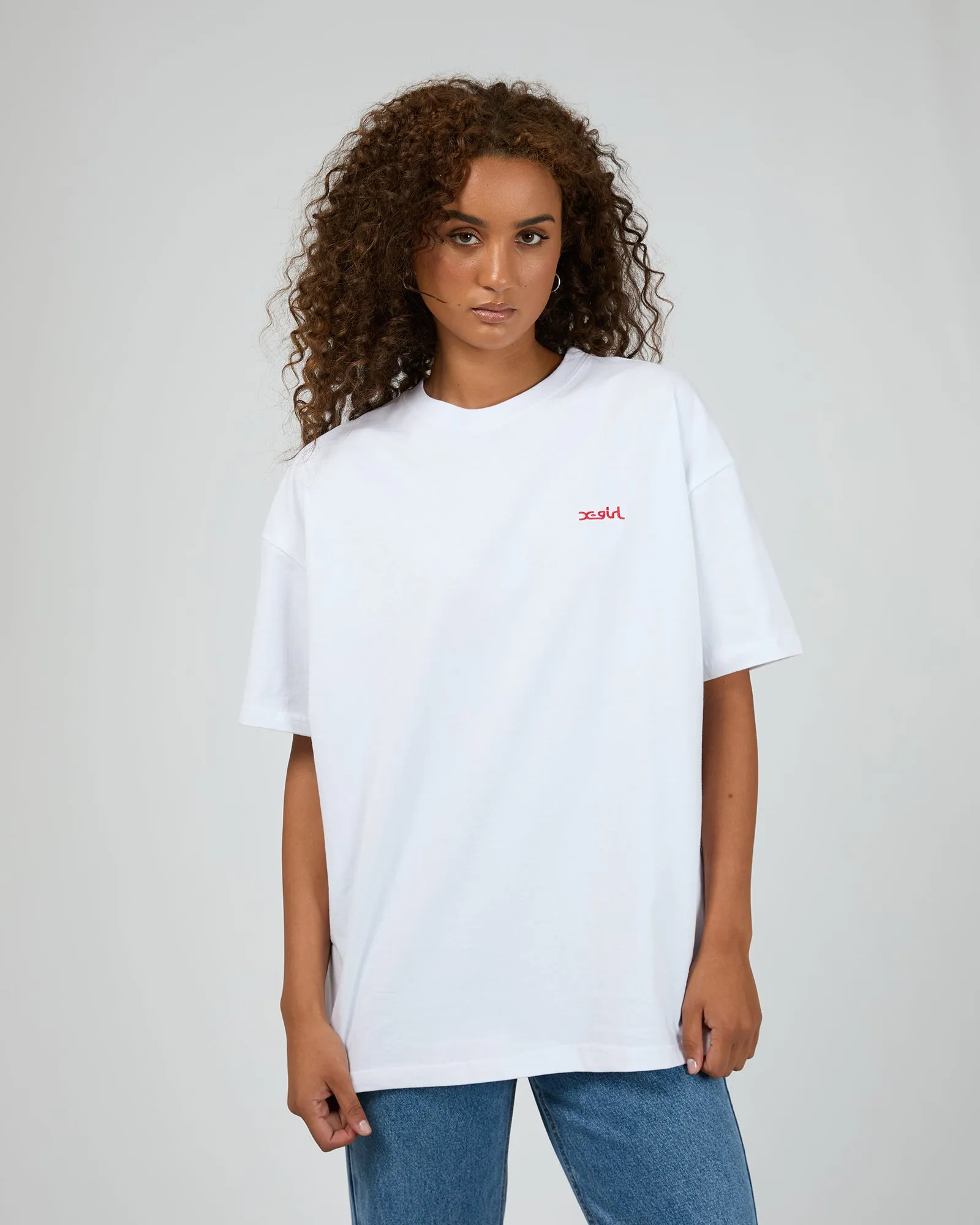 Strawberry Relaxed Tee White sold by edge clothing product image thumbnail 2