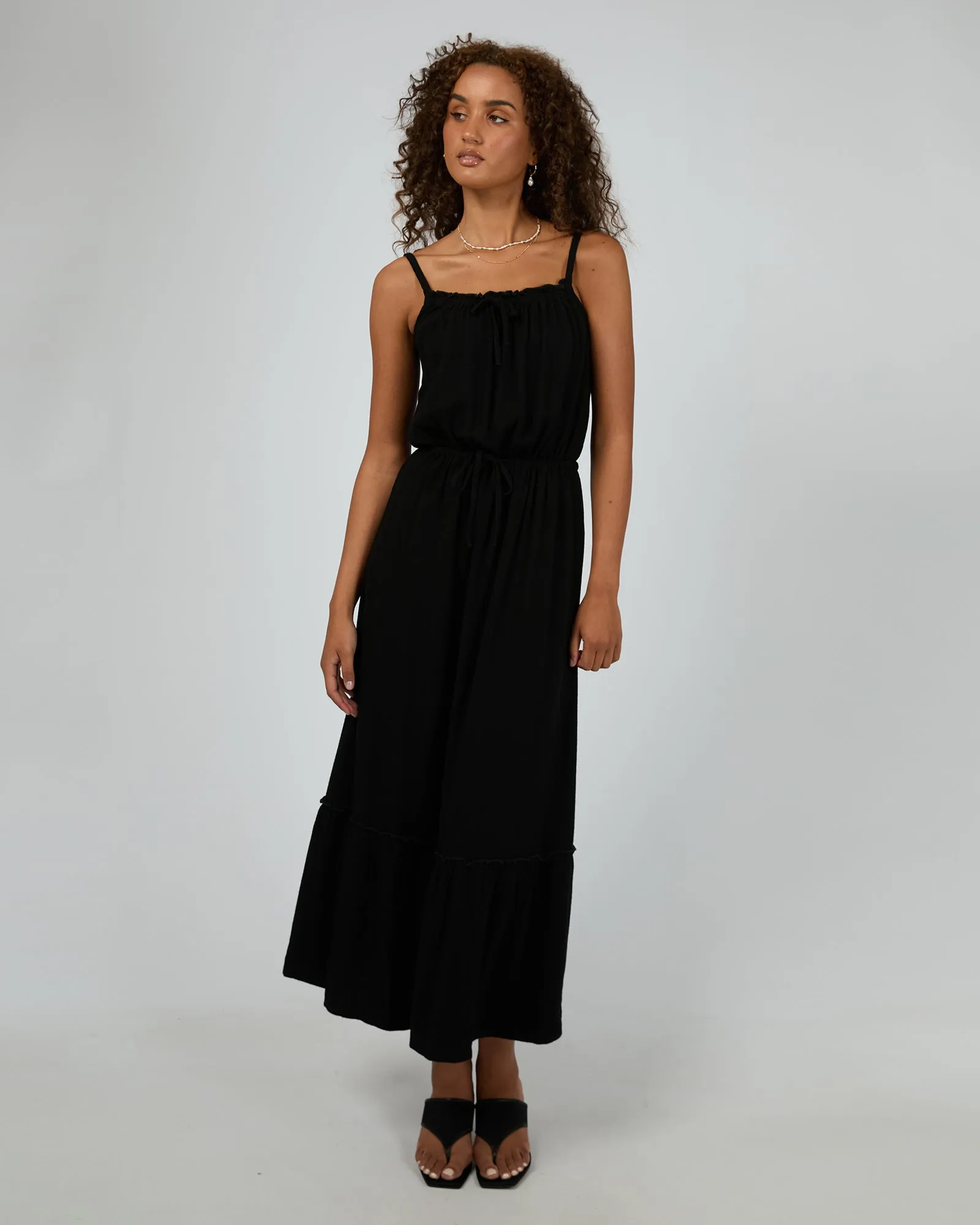 Kayla Maxi Dress Black sold by edge clothing