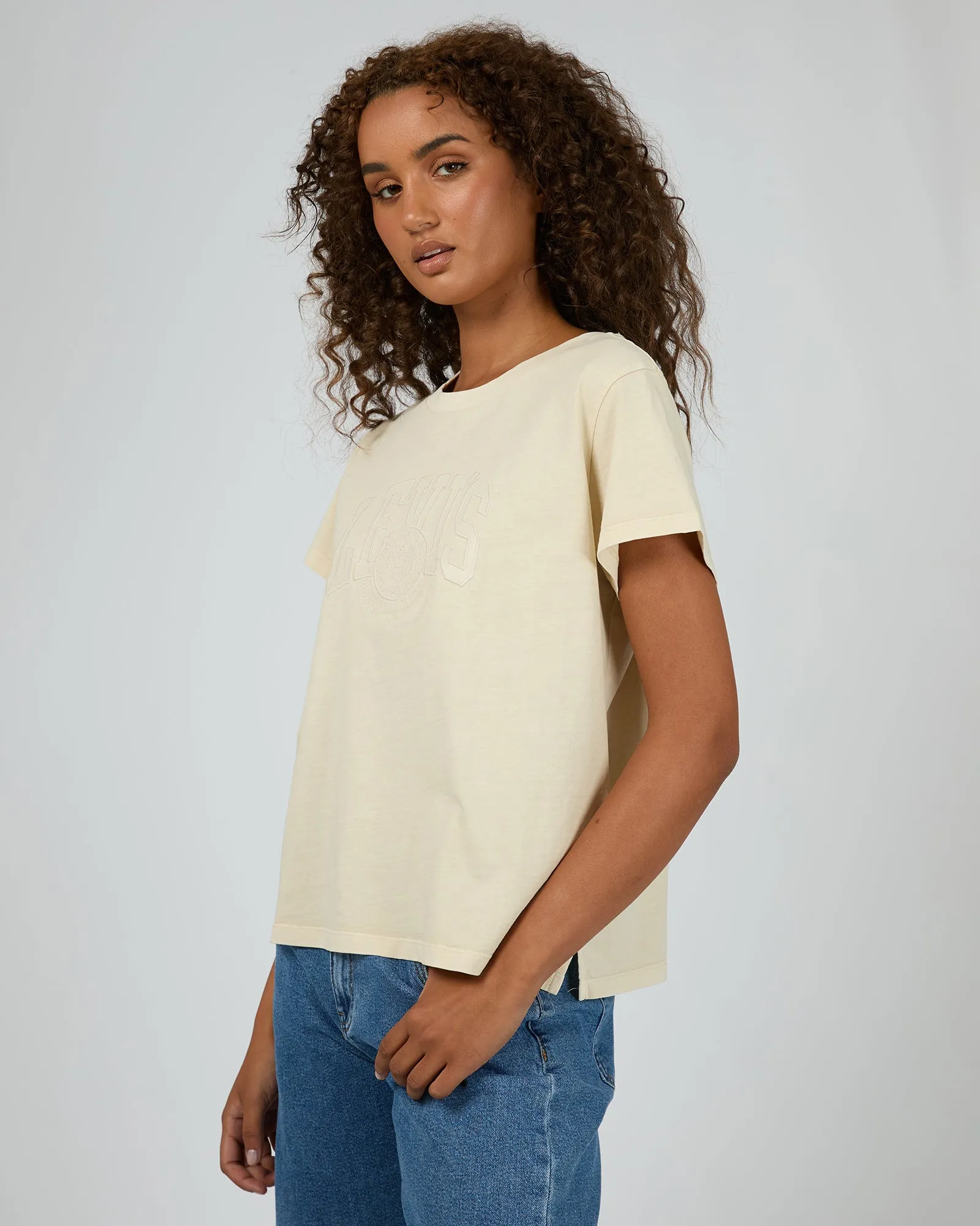 Graphic Boxy Tee White Swan sold by edge clothing product image thumbnail 4