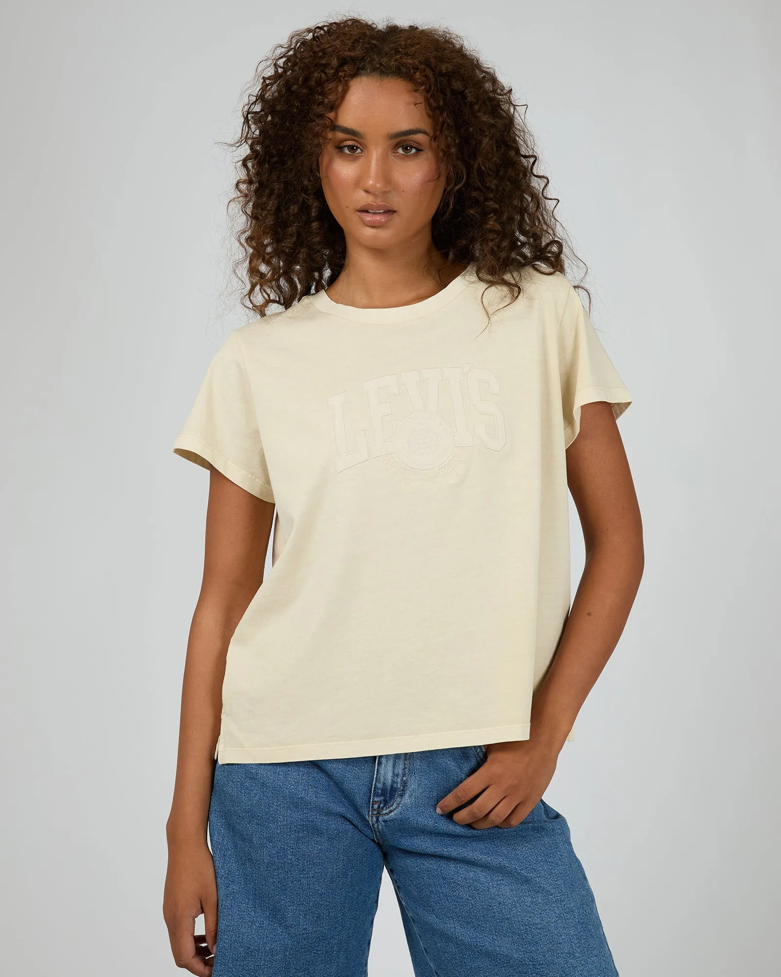 Graphic Boxy Tee White Swan sold by edge clothing product image thumbnail 2