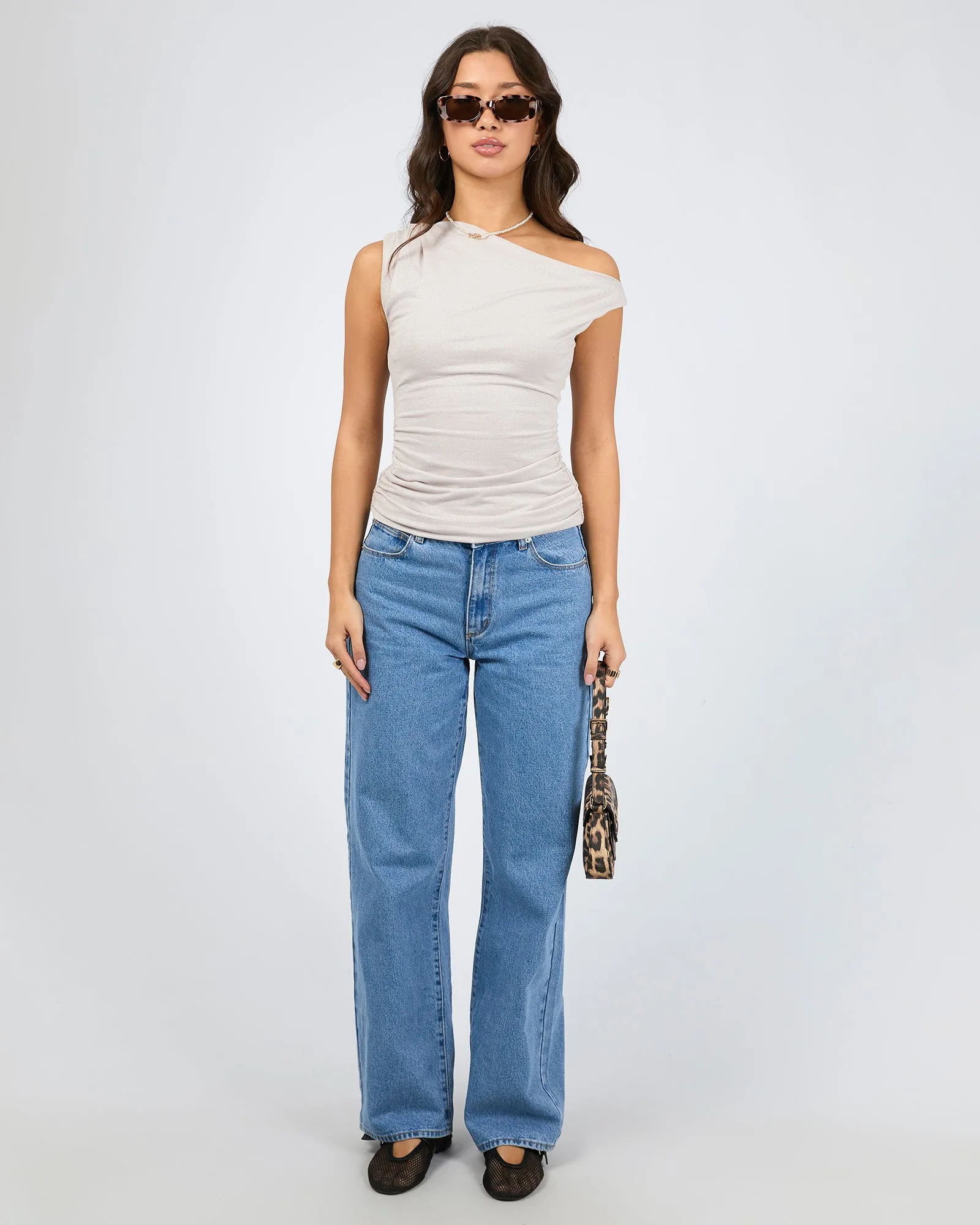 Lottie Top Natural sold by edge clothing