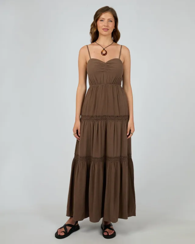 Toledo Maxi Dress Brown made by All About Eve