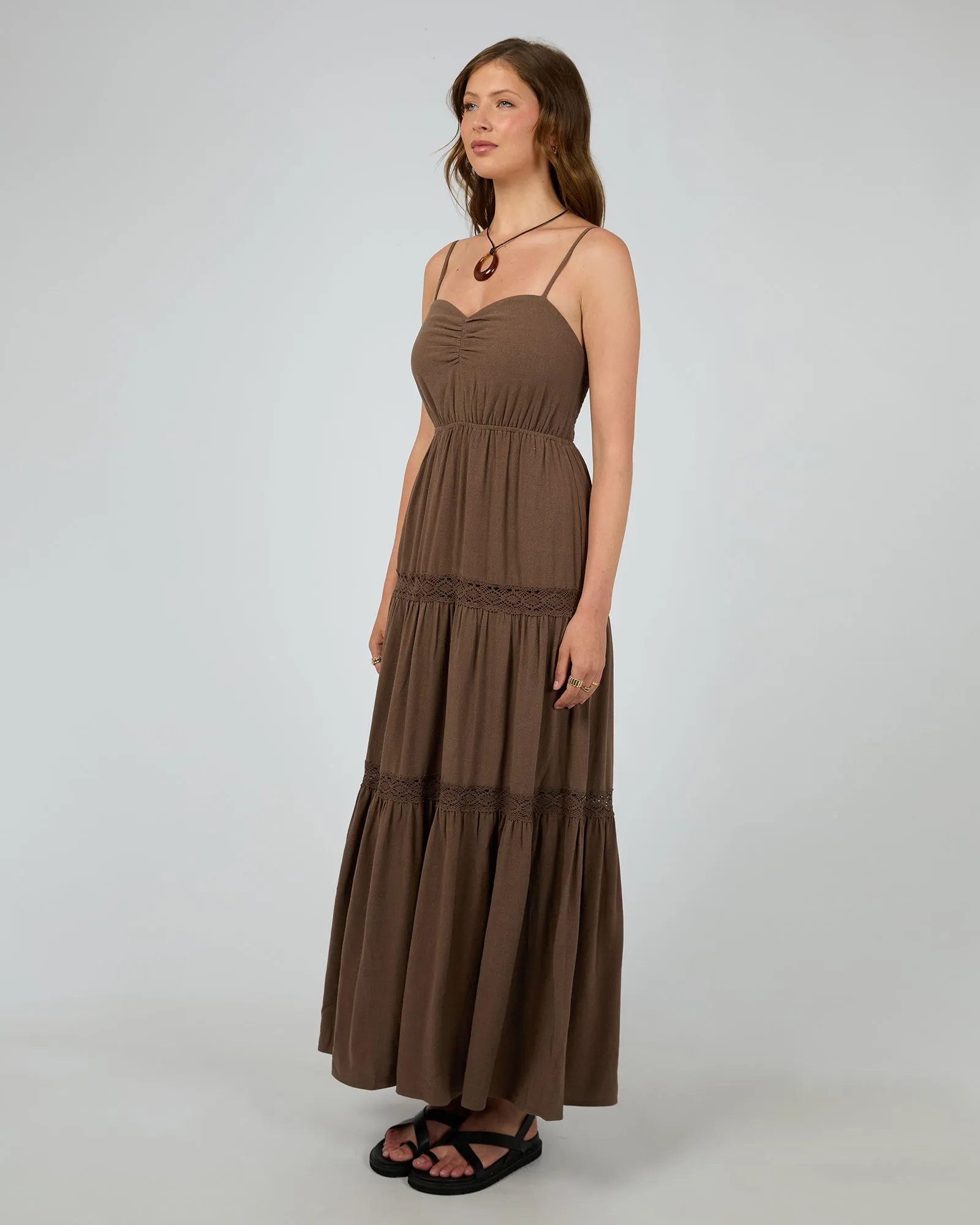 Toledo Maxi Dress Brown sold by edge clothing product image thumbnail 4