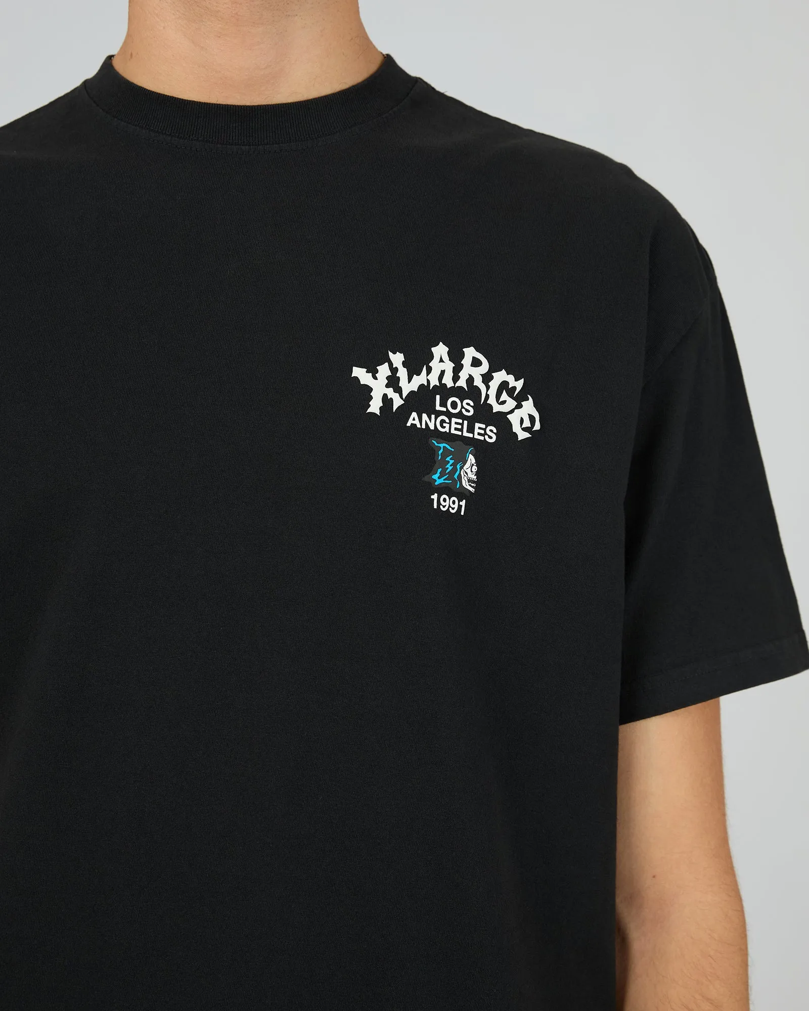 Skull La Ss Tee Black sold by edge clothing product image thumbnail 5