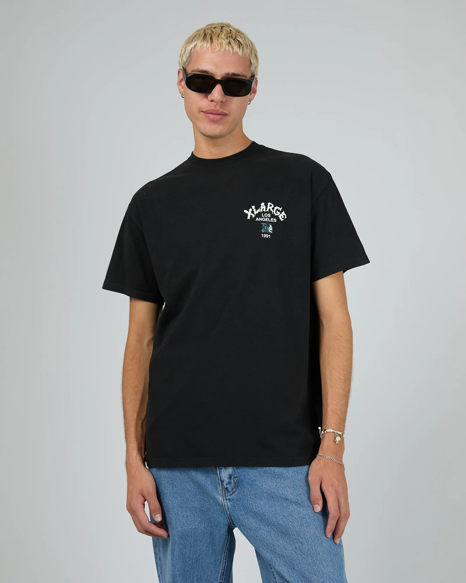 Skull La Ss Tee Black sold by edge clothing product image thumbnail 3