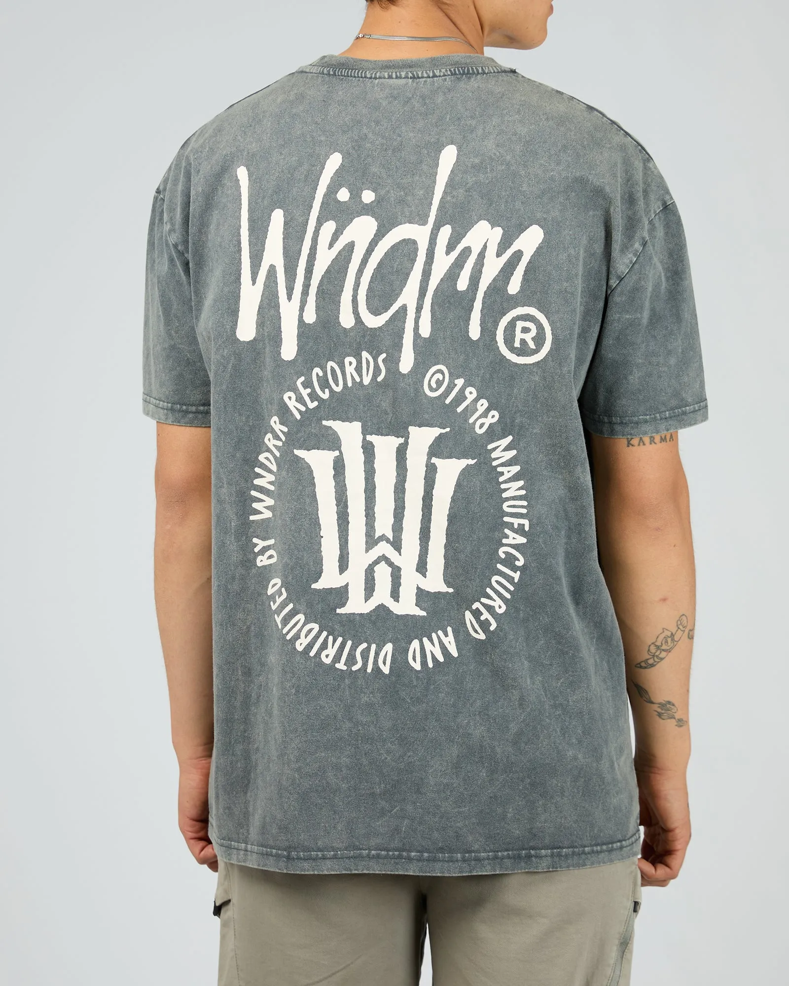 Noise Box Fit Tee Washed Grey sold by edge clothing product image thumbnail 2