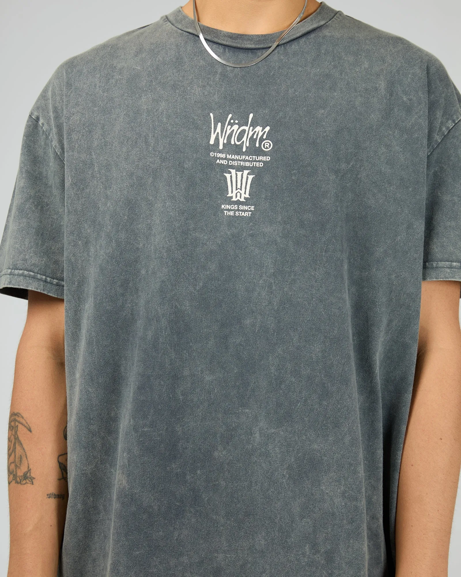 Noise Box Fit Tee Washed Grey sold by edge clothing product image thumbnail 5
