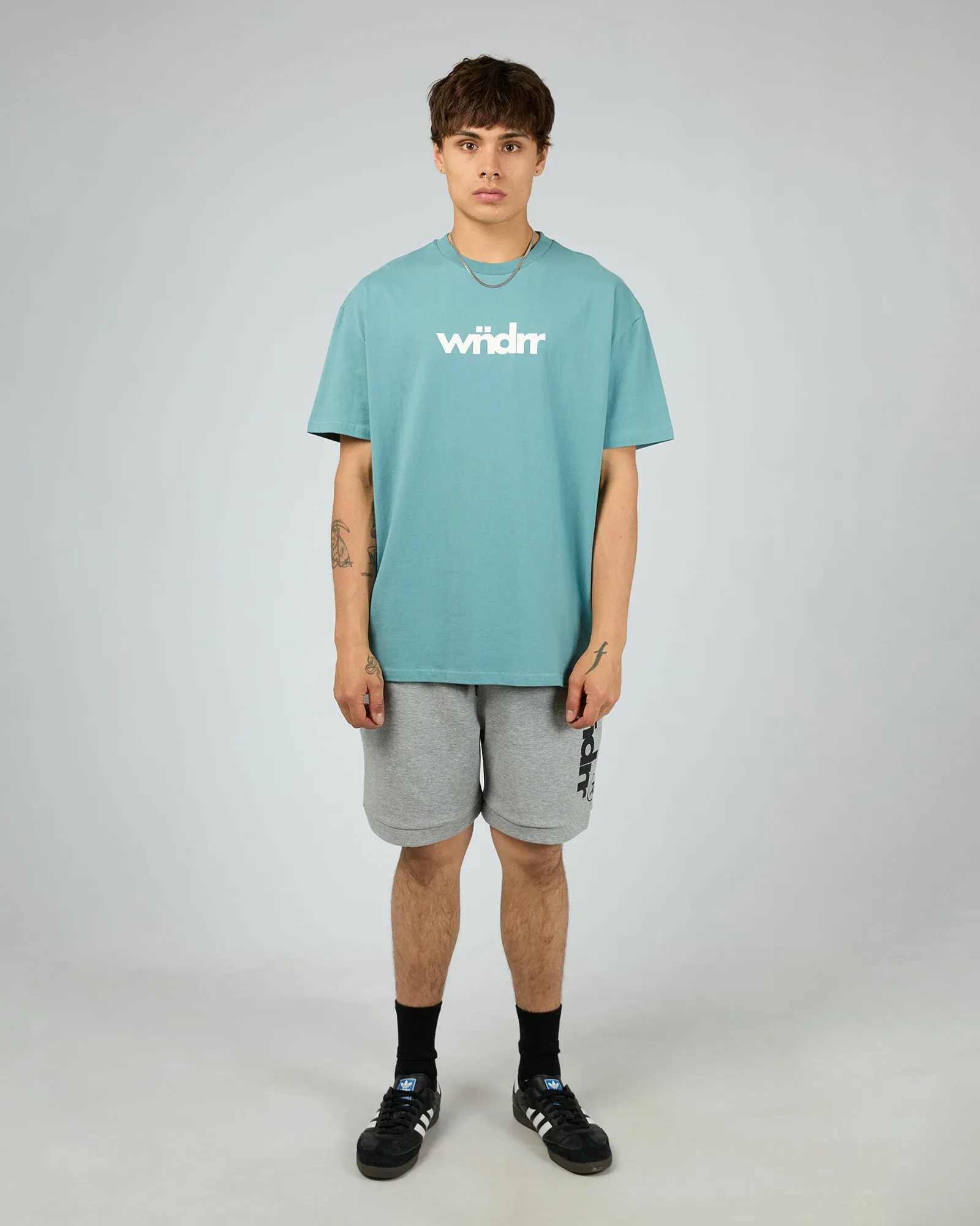 Ascend Box Fit Tee Dusk Blue sold by edge clothing