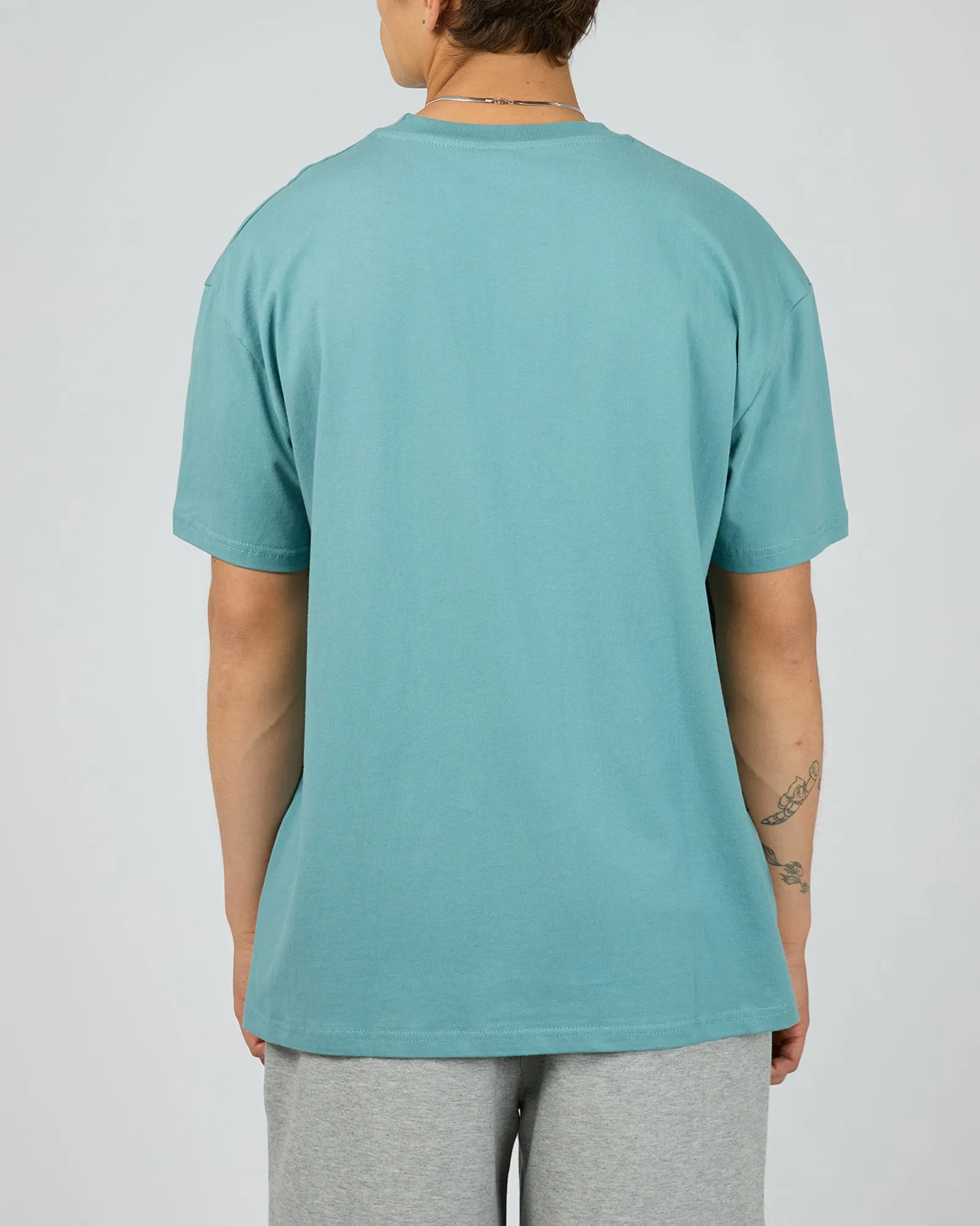 Ascend Box Fit Tee Dusk Blue sold by edge clothing product image thumbnail 2