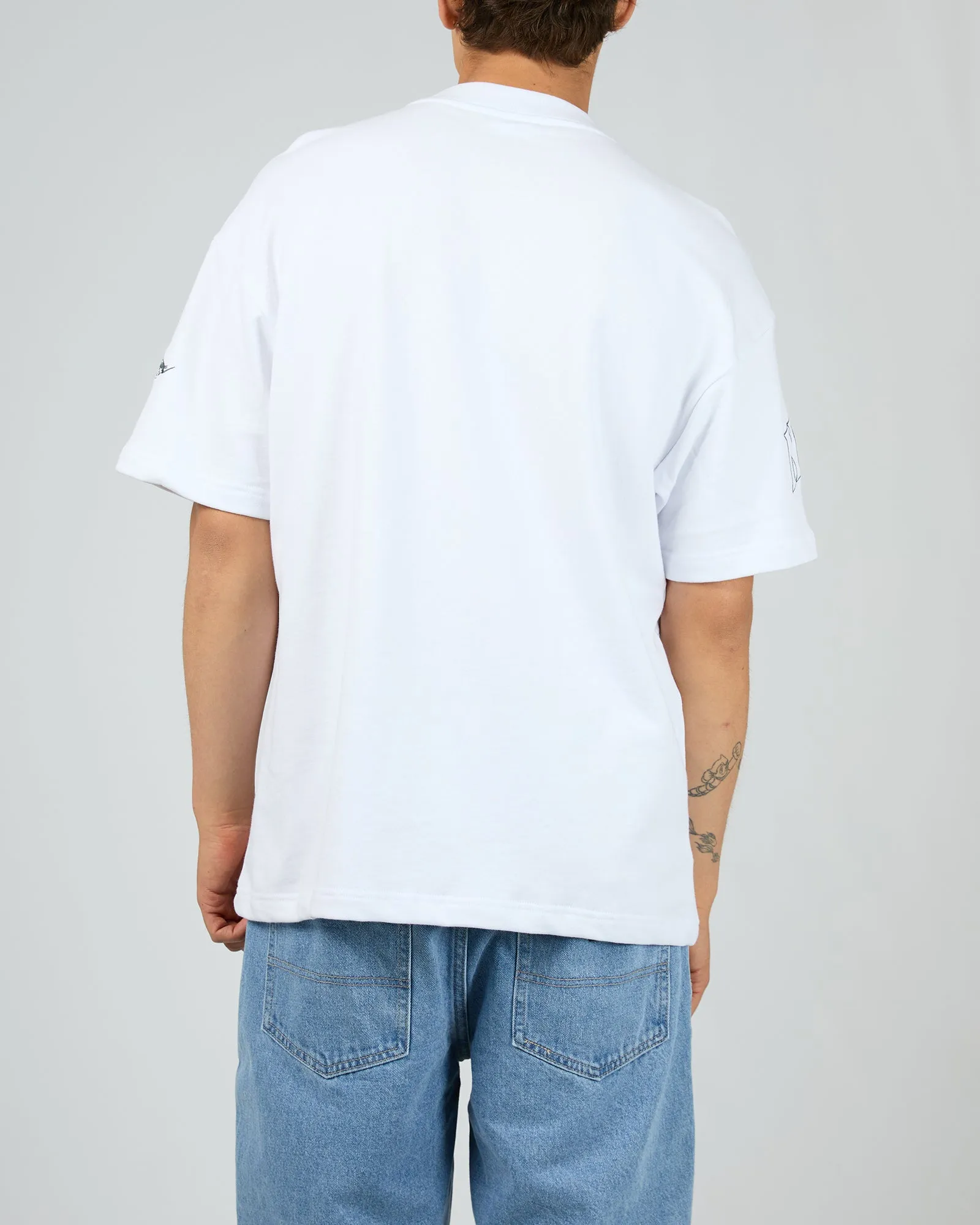 Wings Loopback Raptor Tee White sold by edge clothing product image thumbnail 3